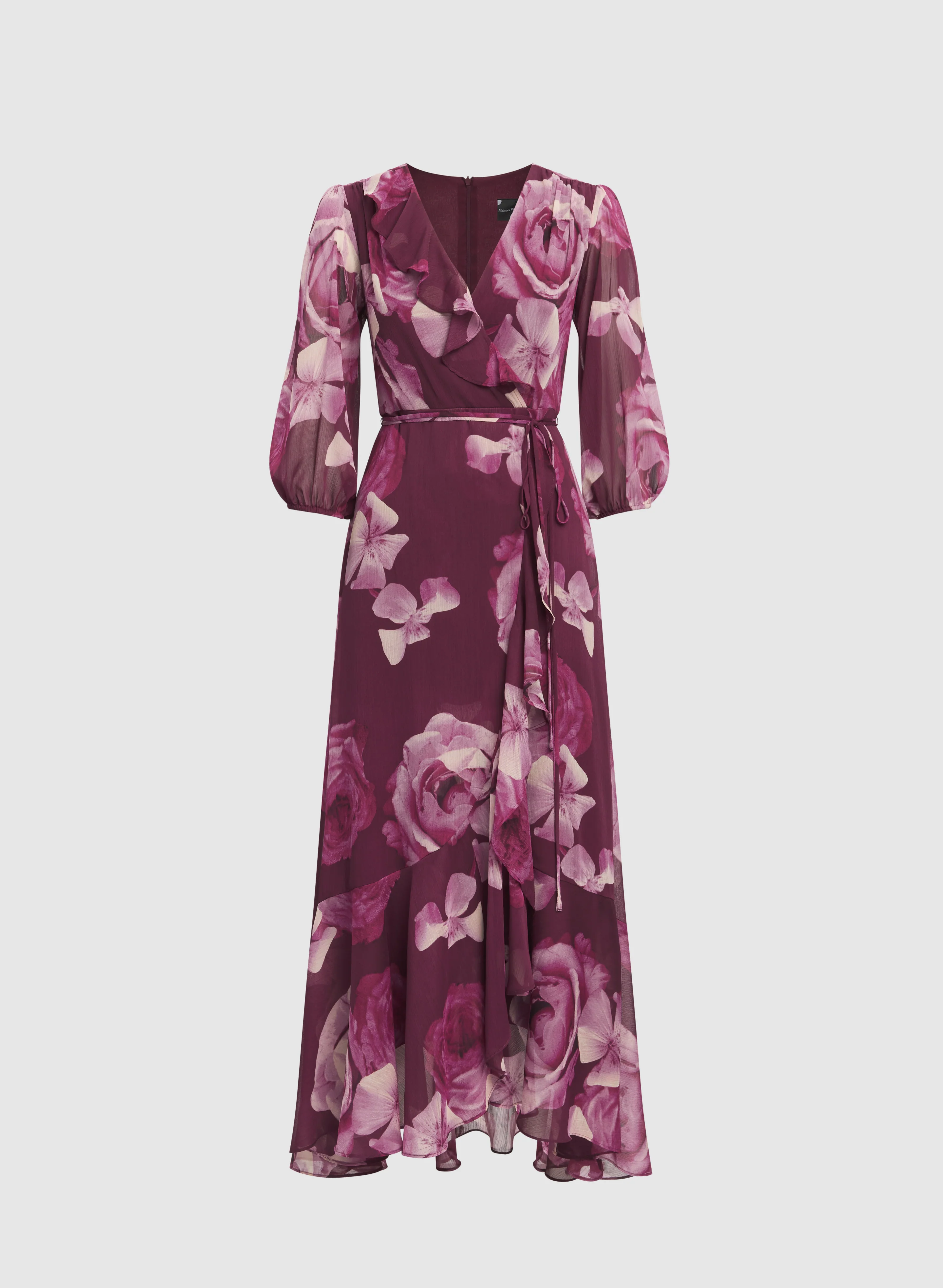 Floral Chiffon Dress - Image 6