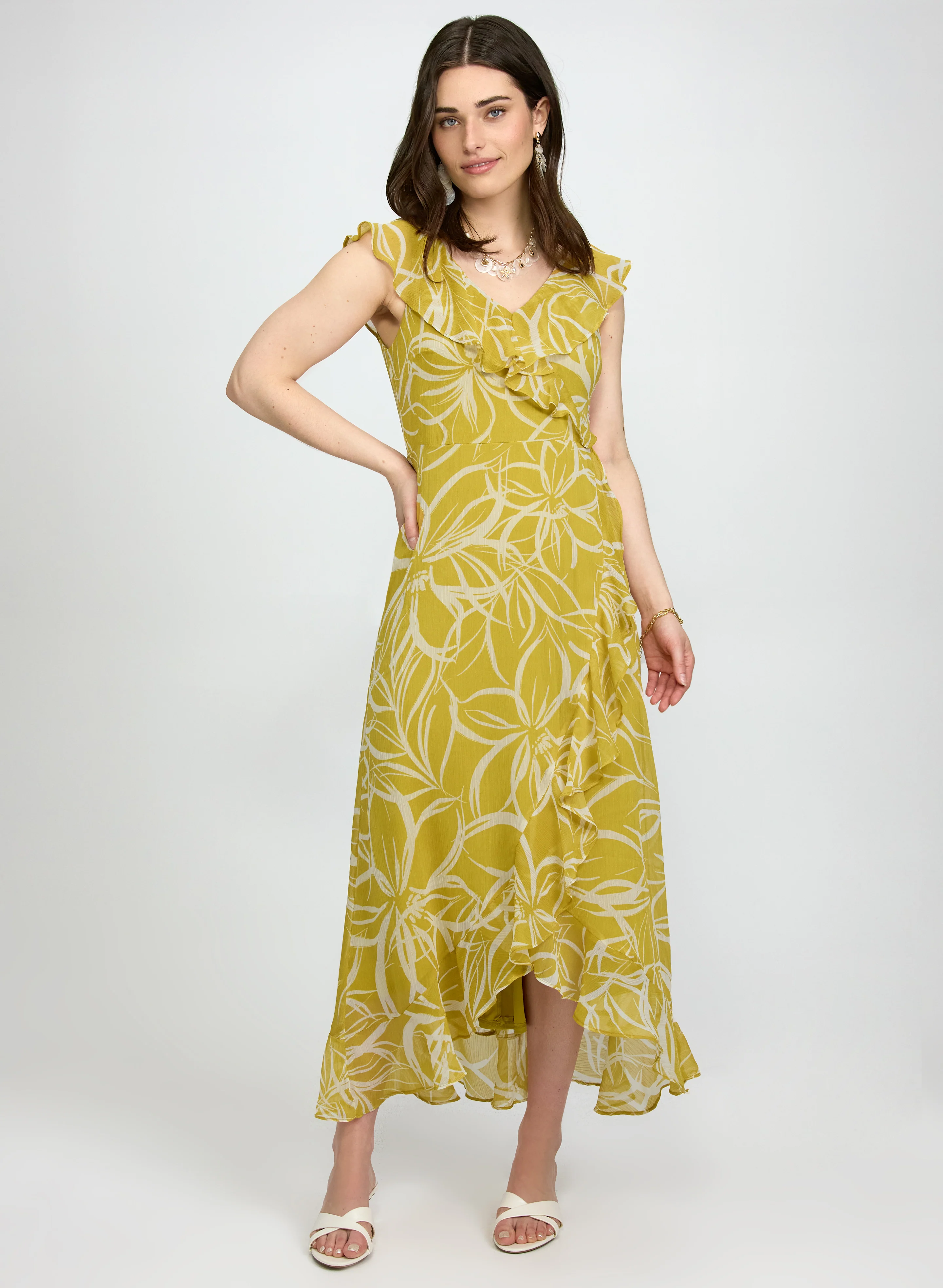 Floral Chiffon Dress
