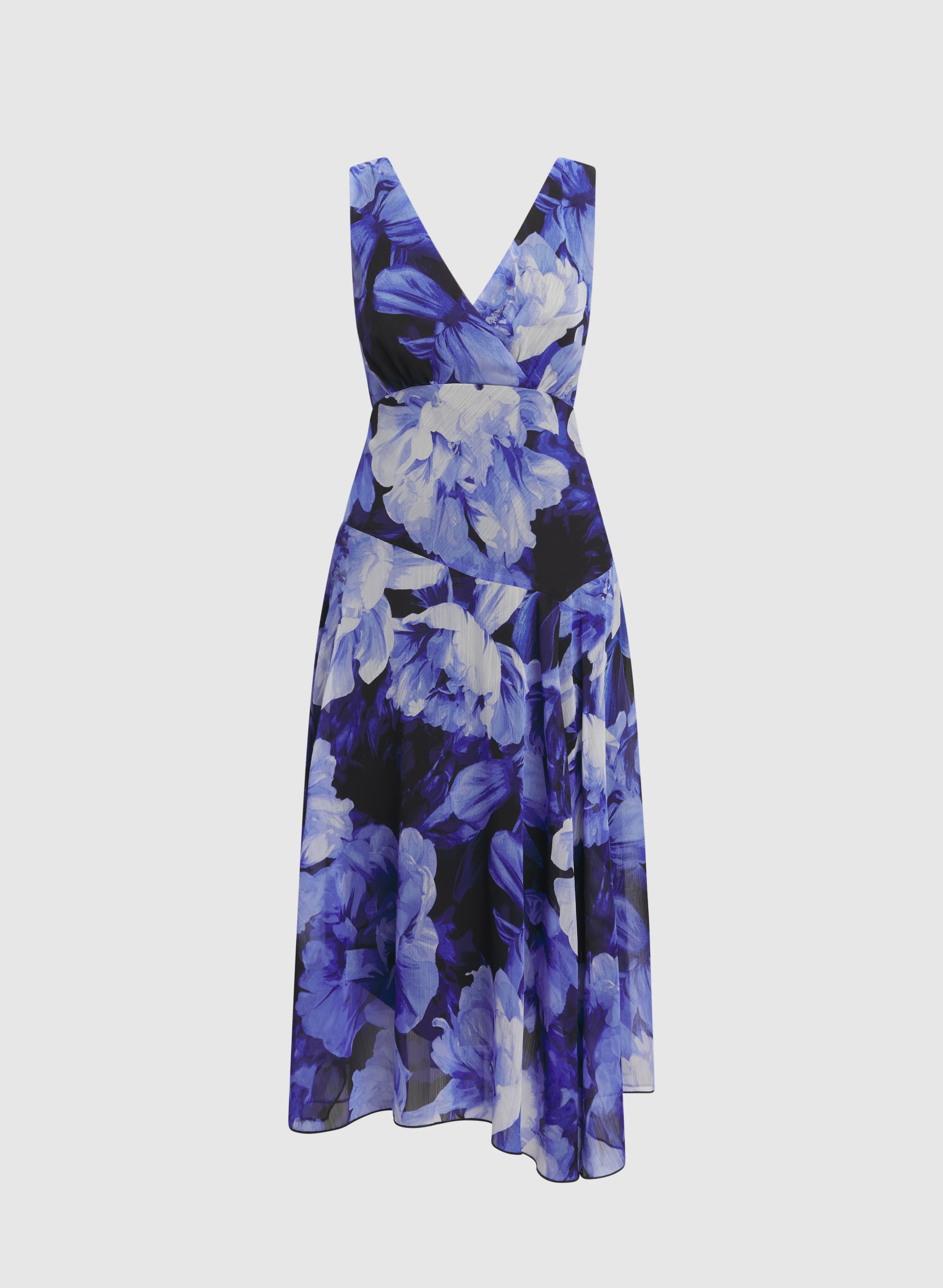 Floral Chiffon Midi Dress - Image 5