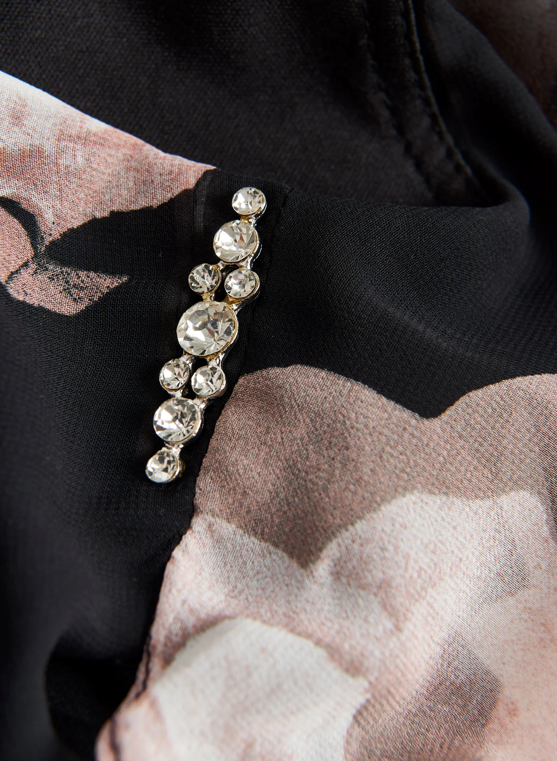 Floral Chiffon Poncho Dress - Image 6