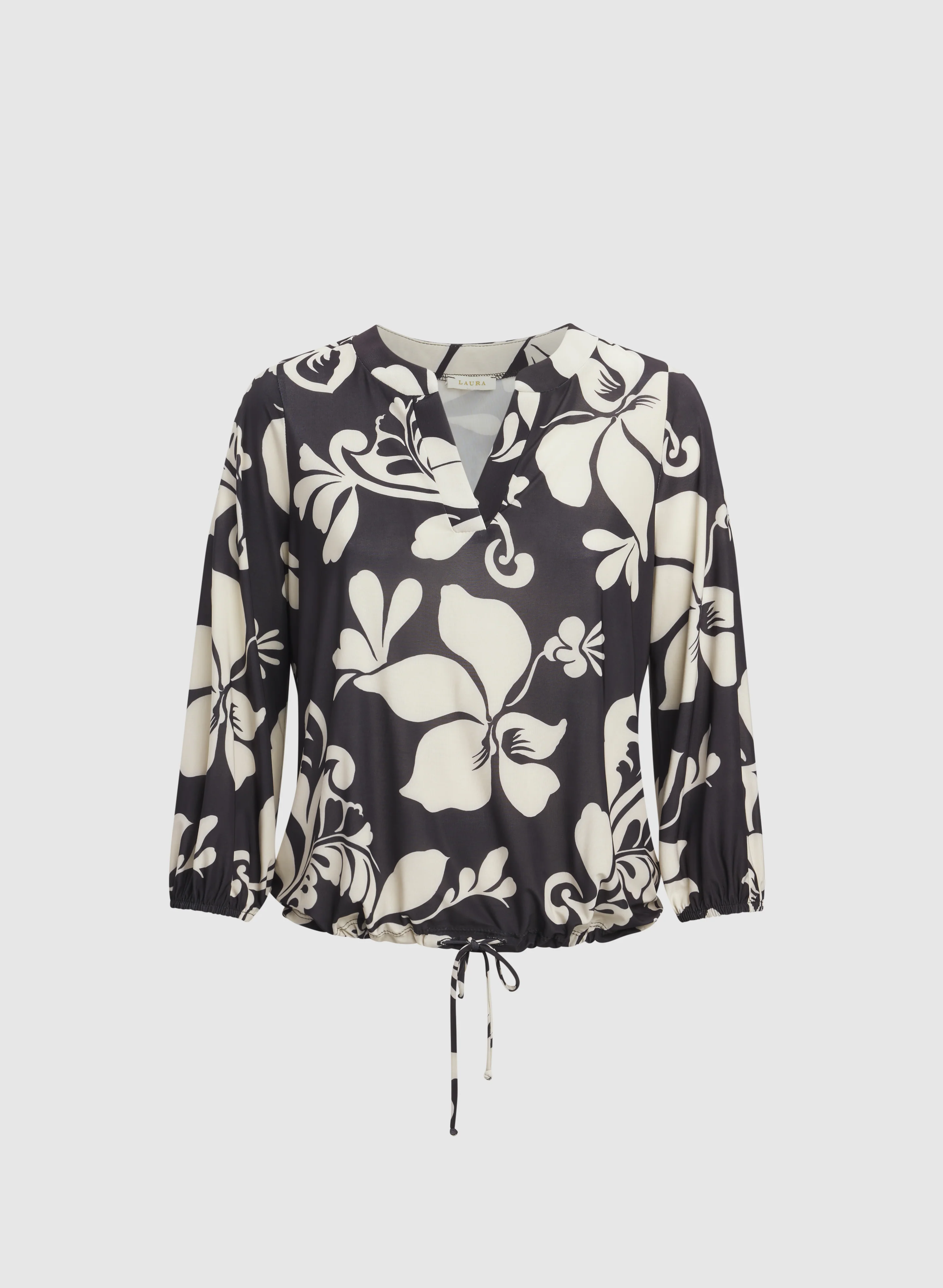 Floral Drawstring Top - Image 6