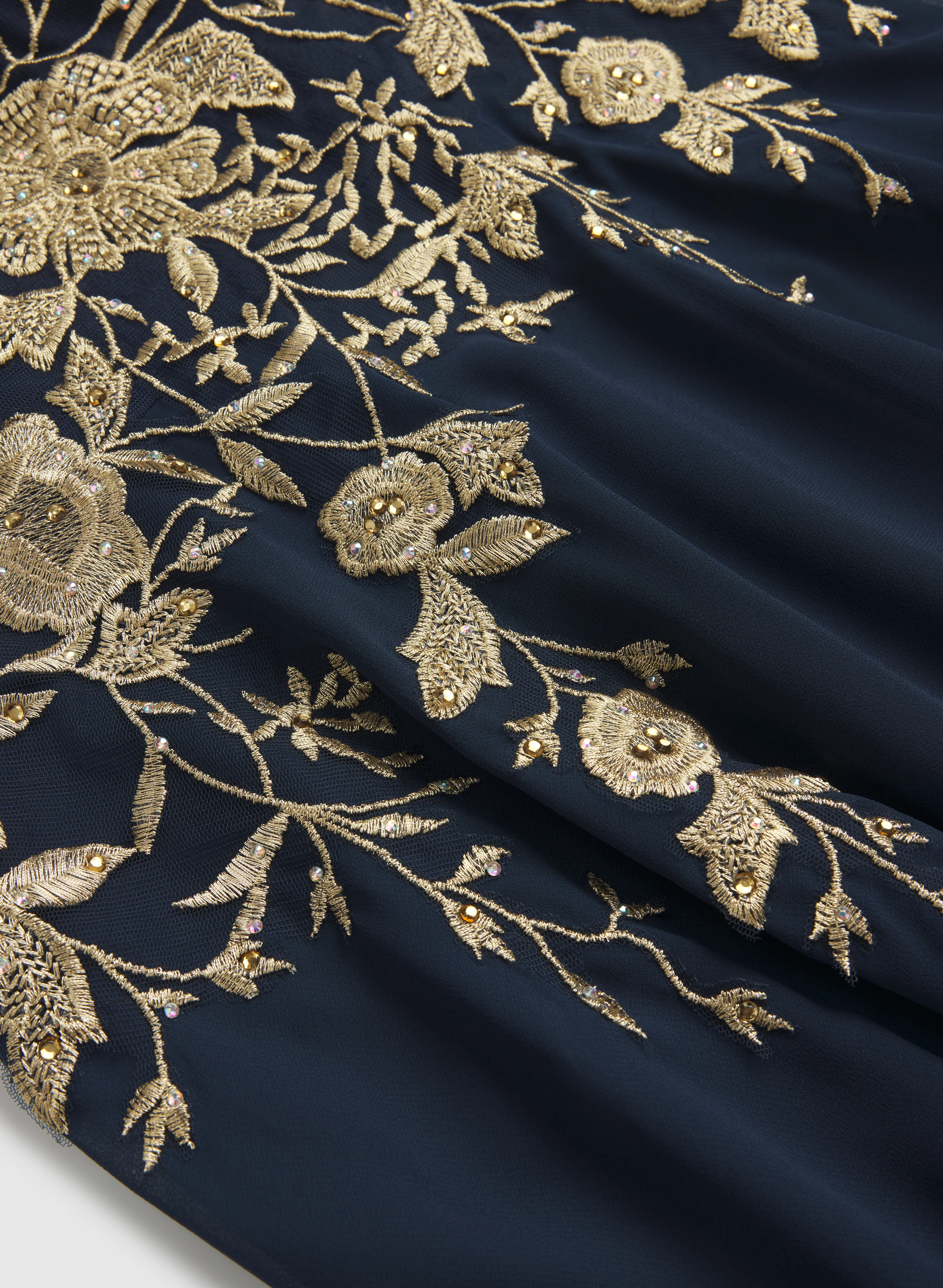 Floral Embroidered Dress - Image 7