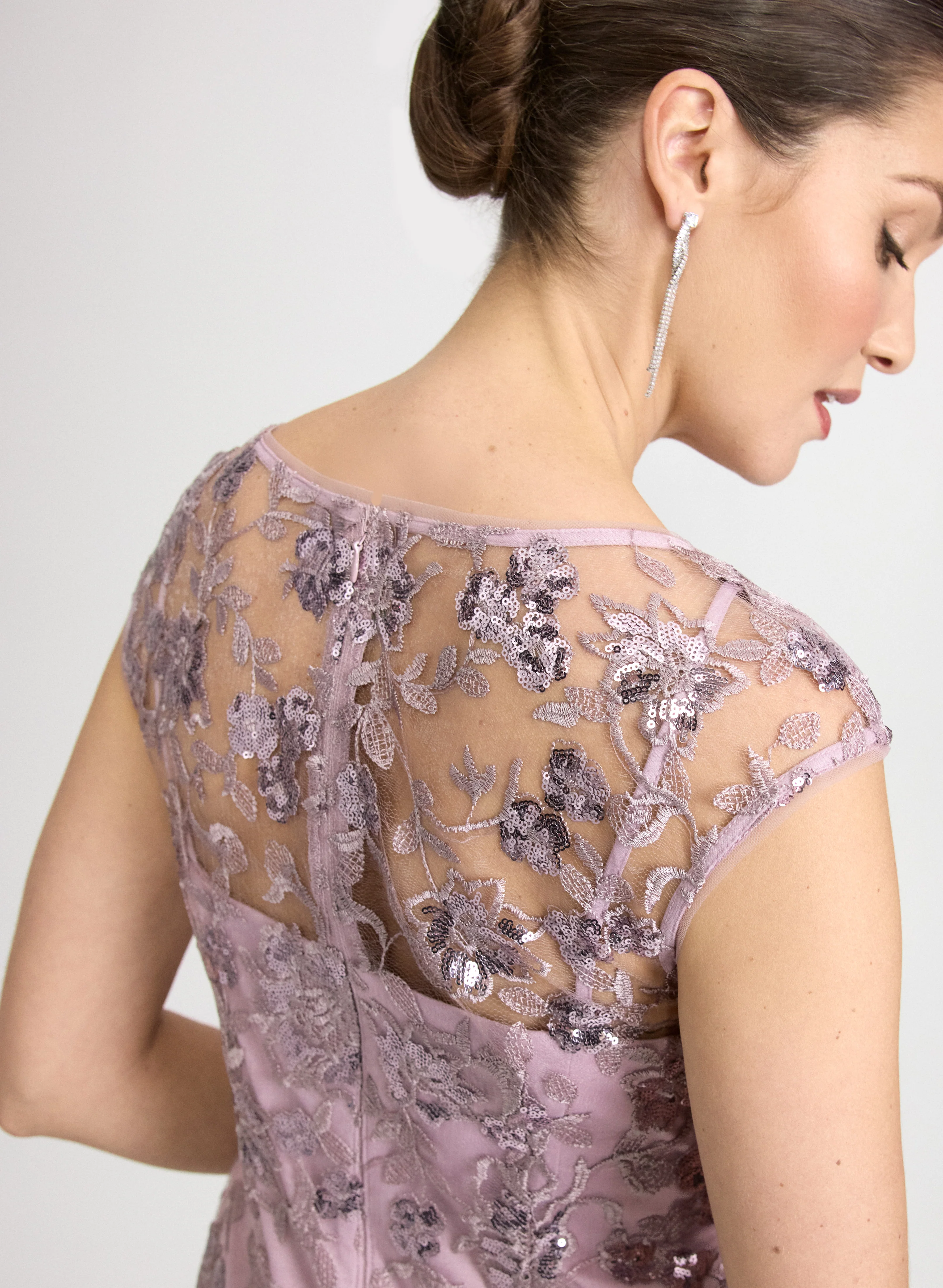 Floral Embroidered Dress - Image 8