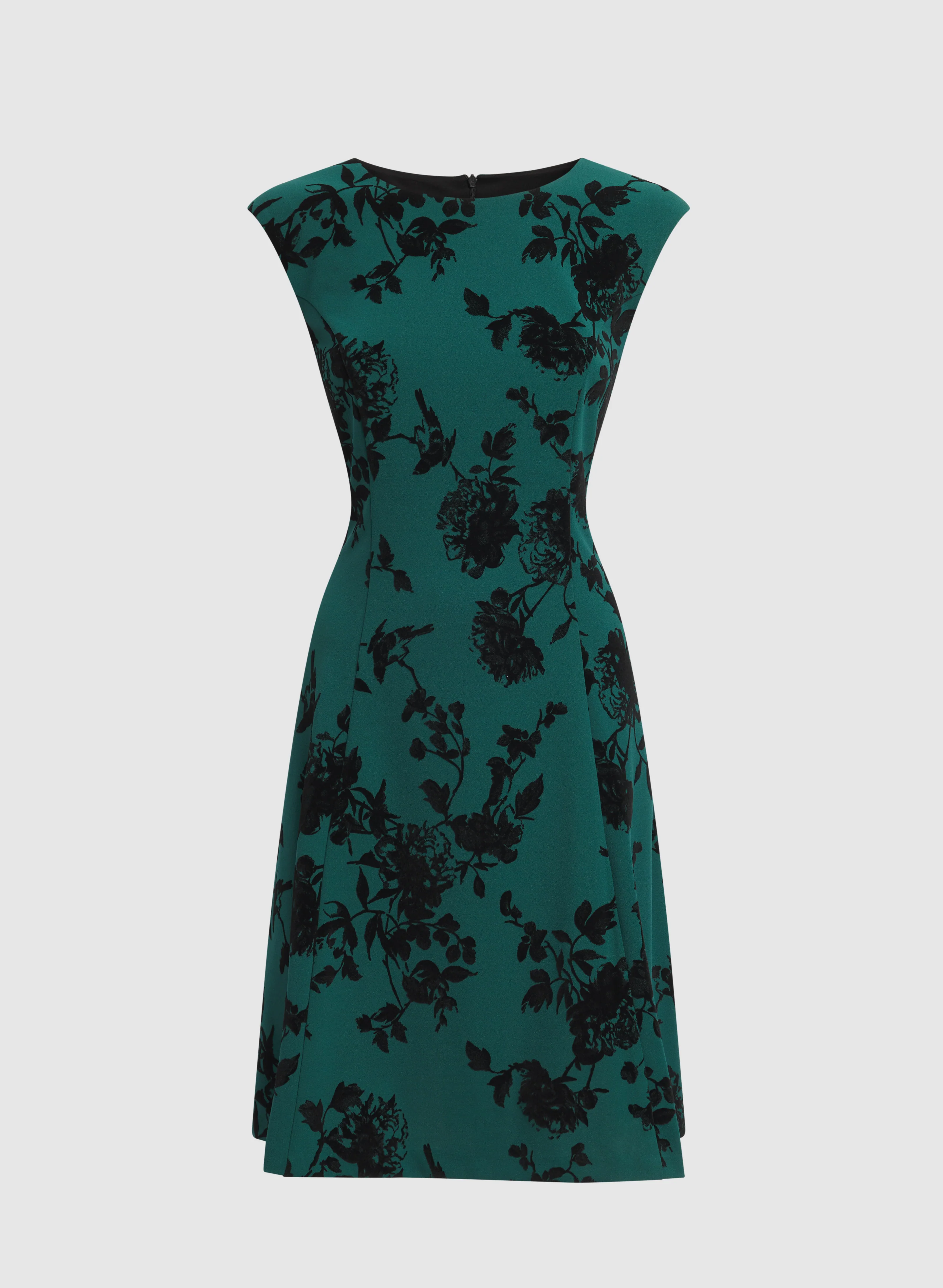 Floral Fit and Flare Dress - Image 6