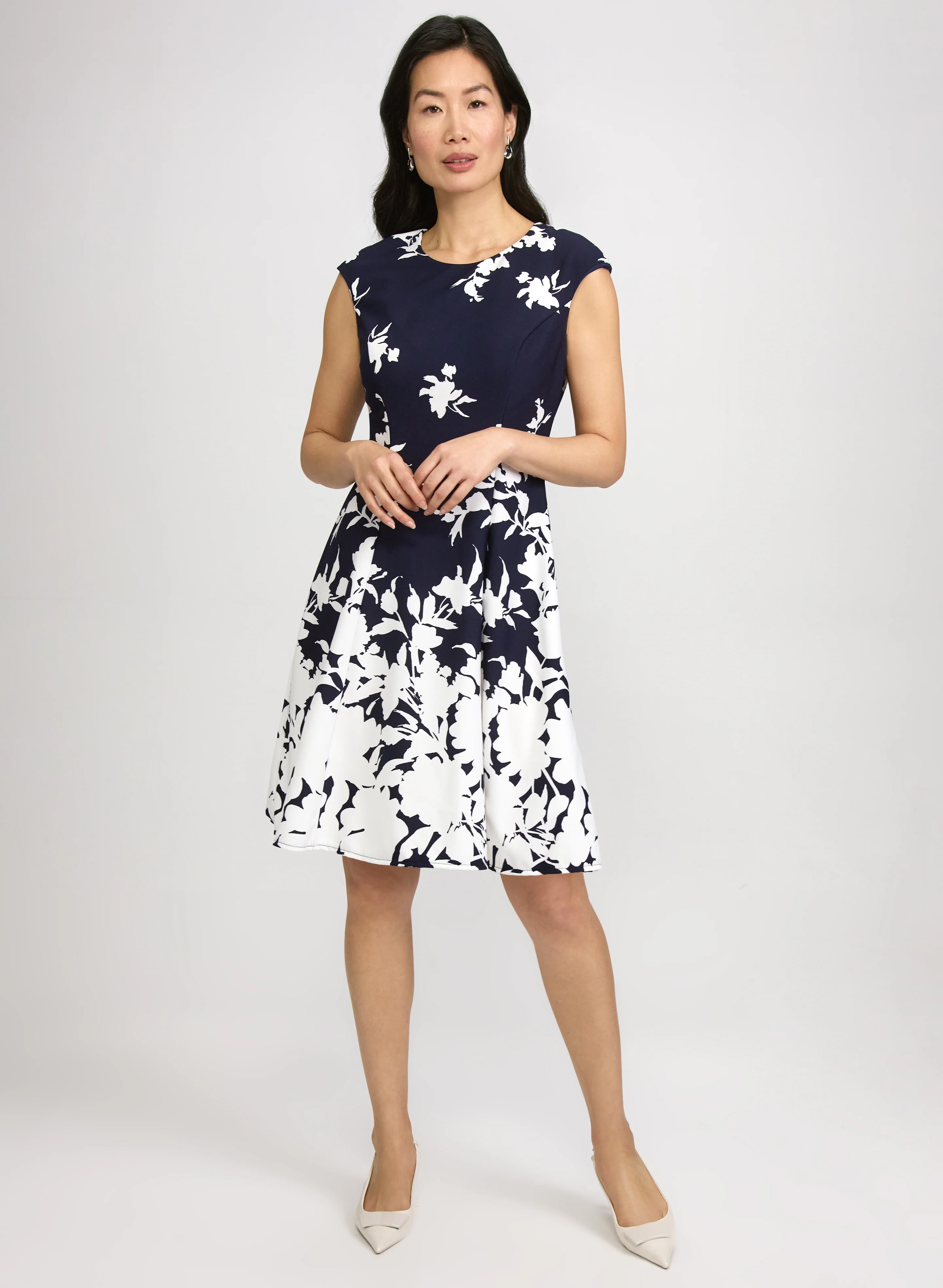 Floral Fit & Flare Dress