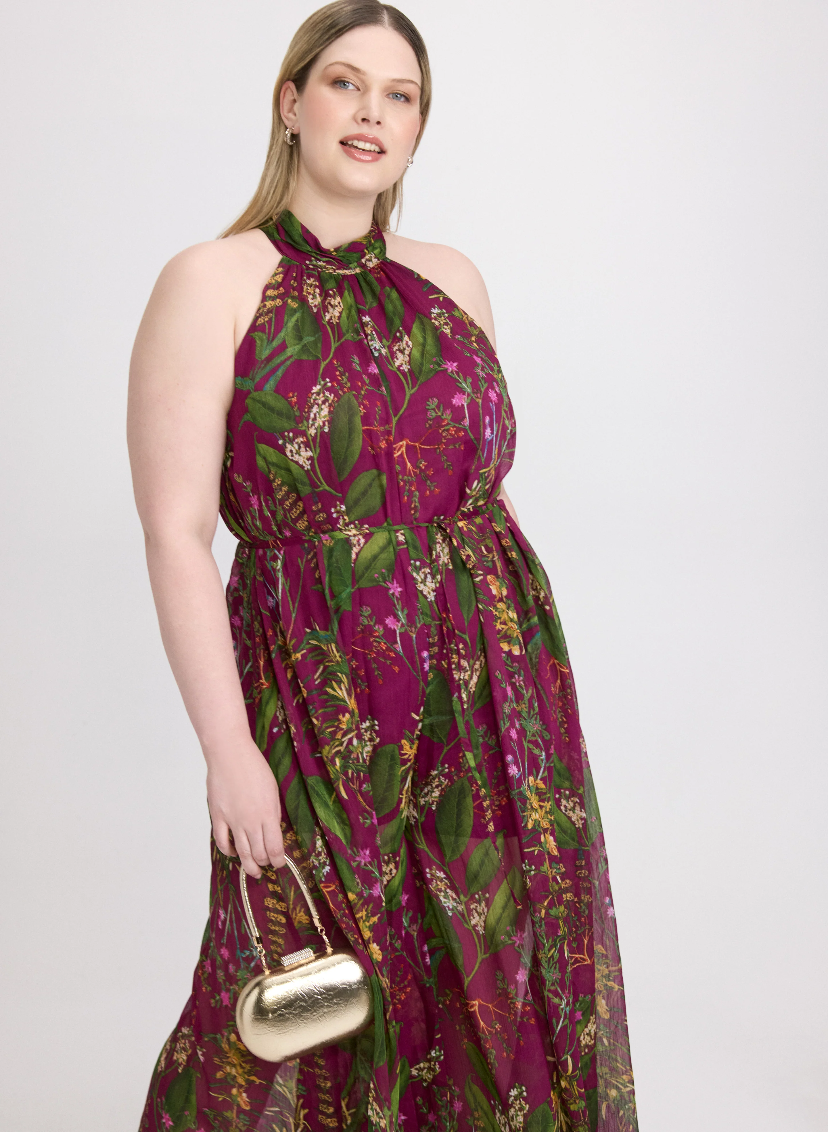 Floral Halter Jumpsuit - Image 5
