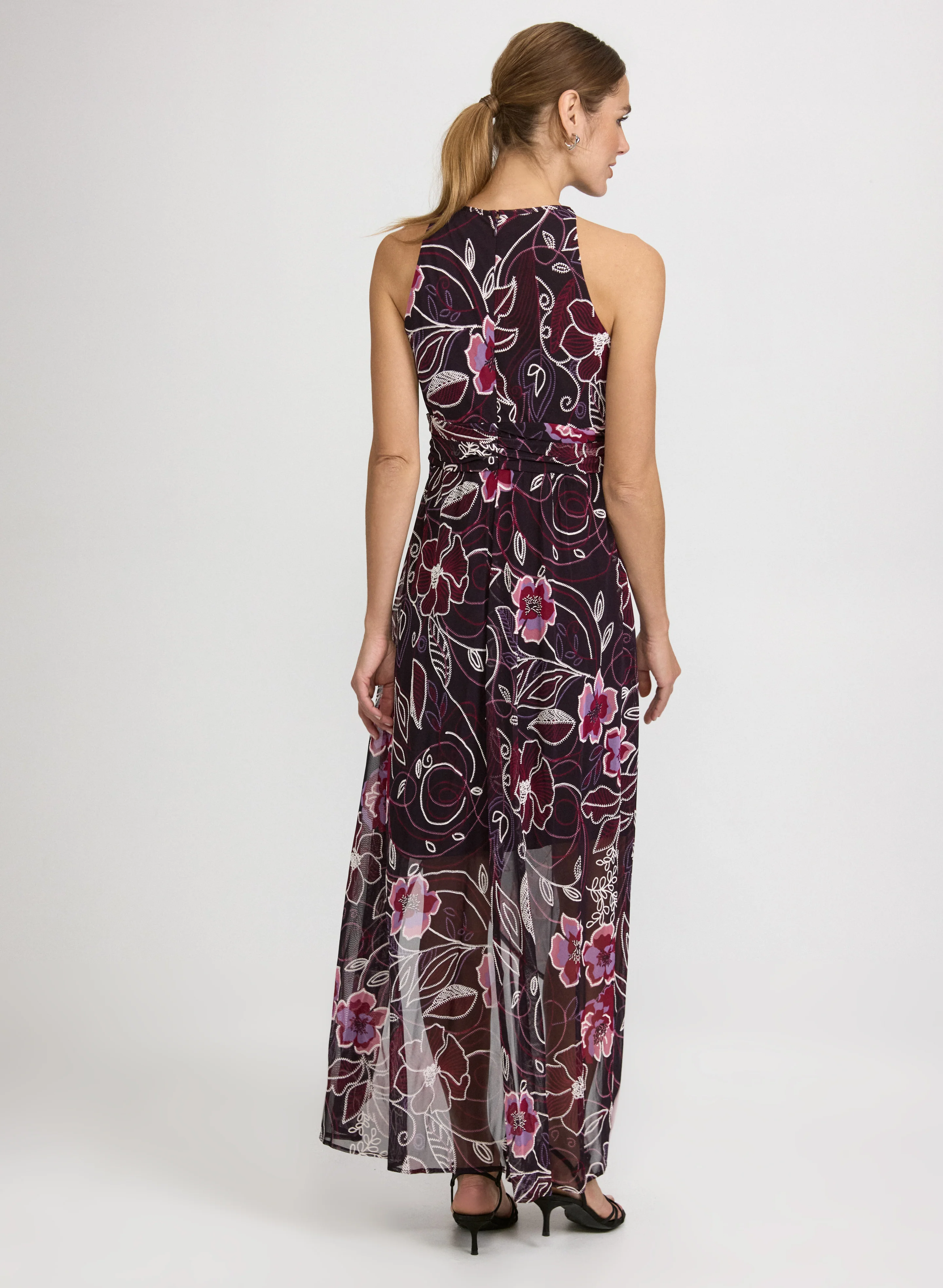 Floral High-Low Dress - Image 4