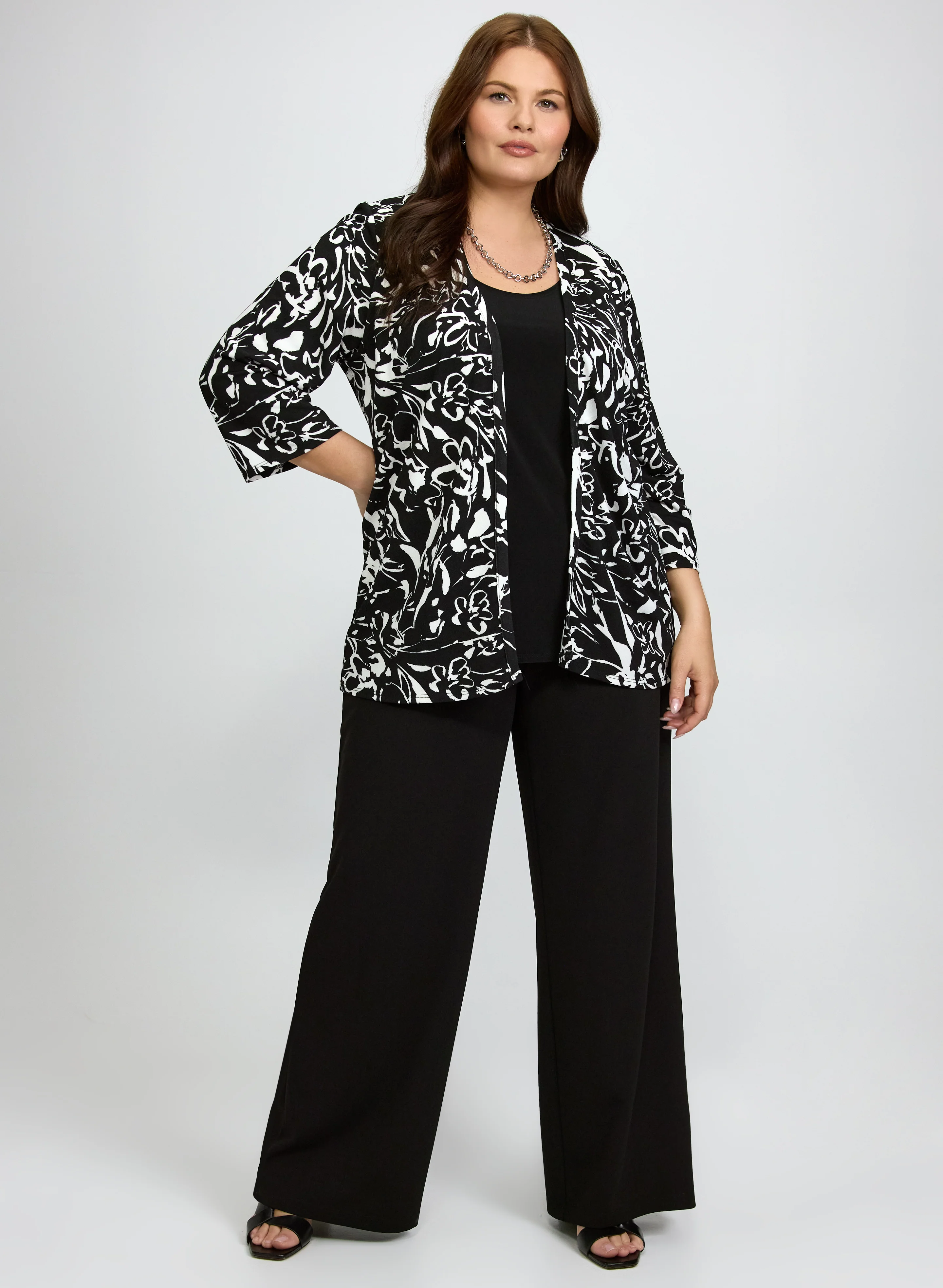 Floral Illusion Layered Top - Image 3