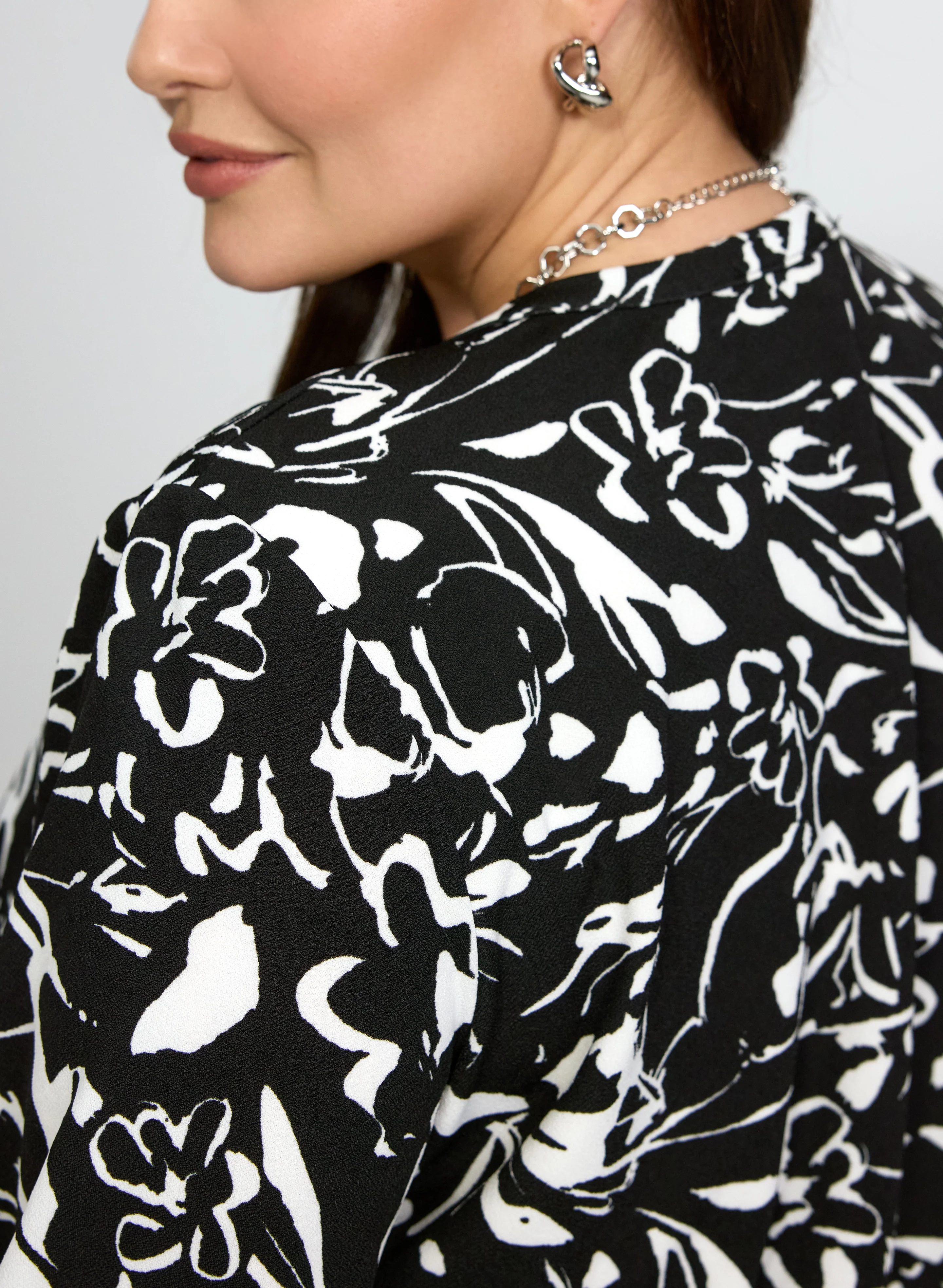 Floral Illusion Layered Top - Image 5