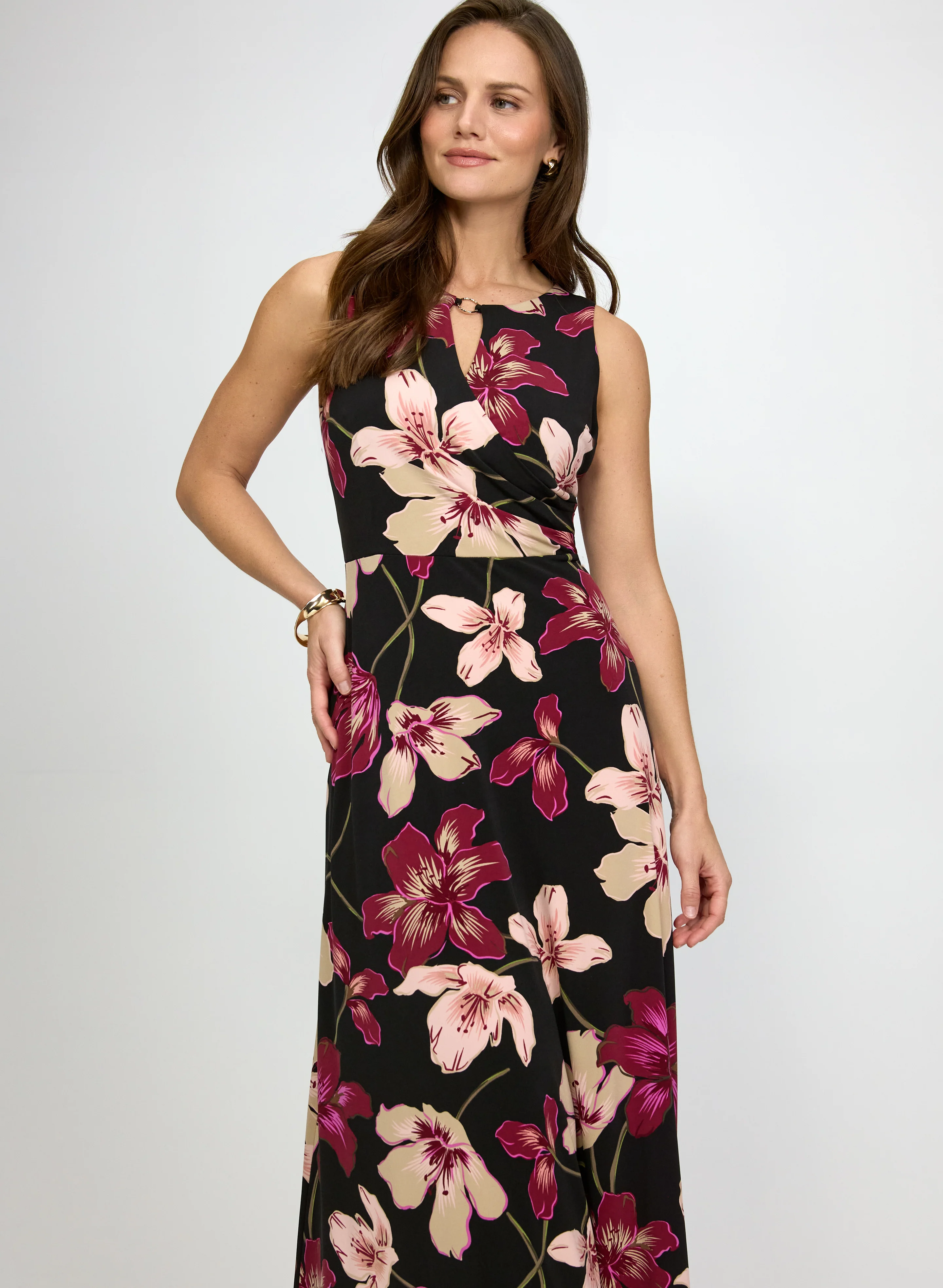 Floral Jersey Dress - Image 7