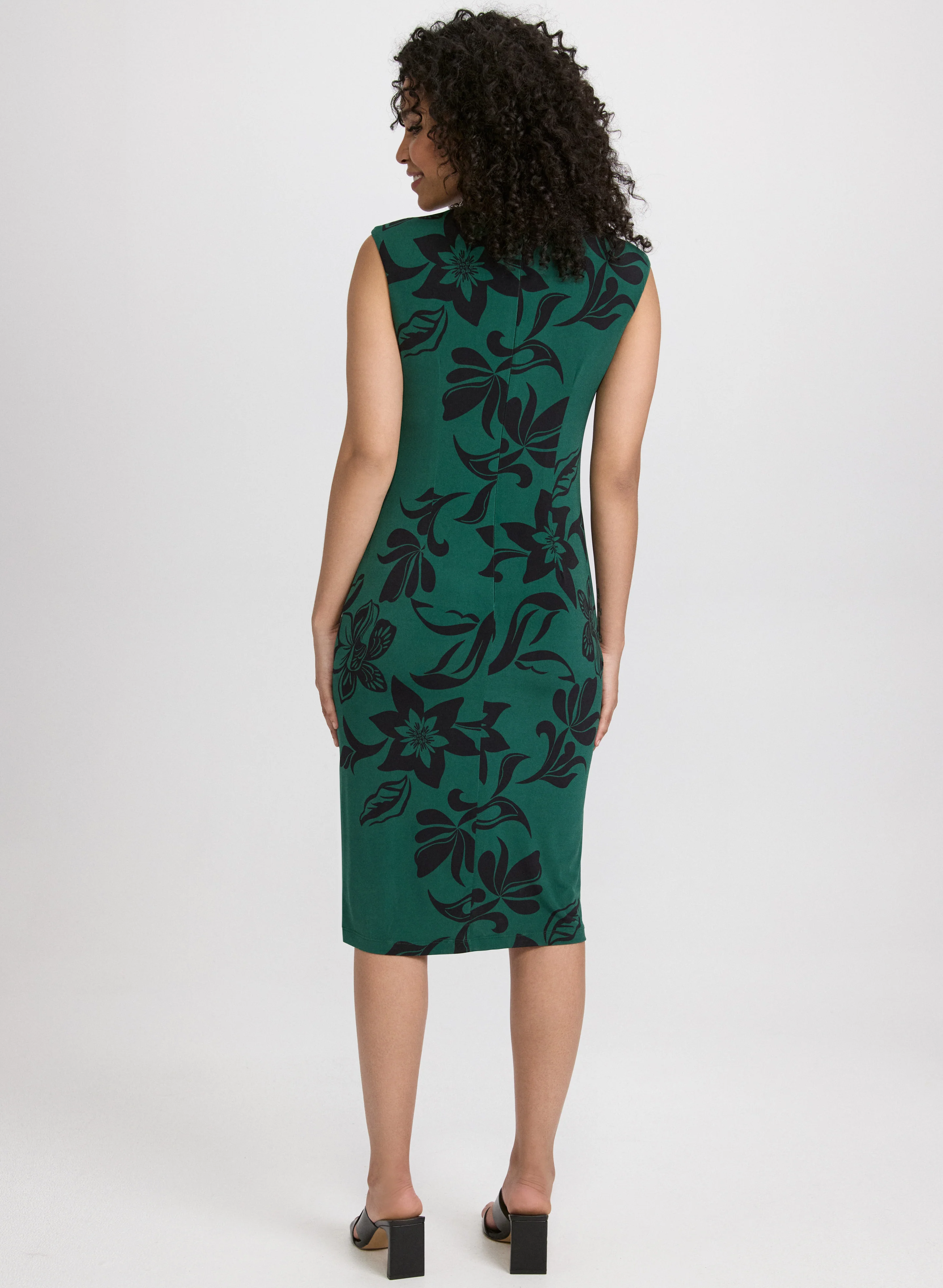 Floral Jersey Dress - Image 3