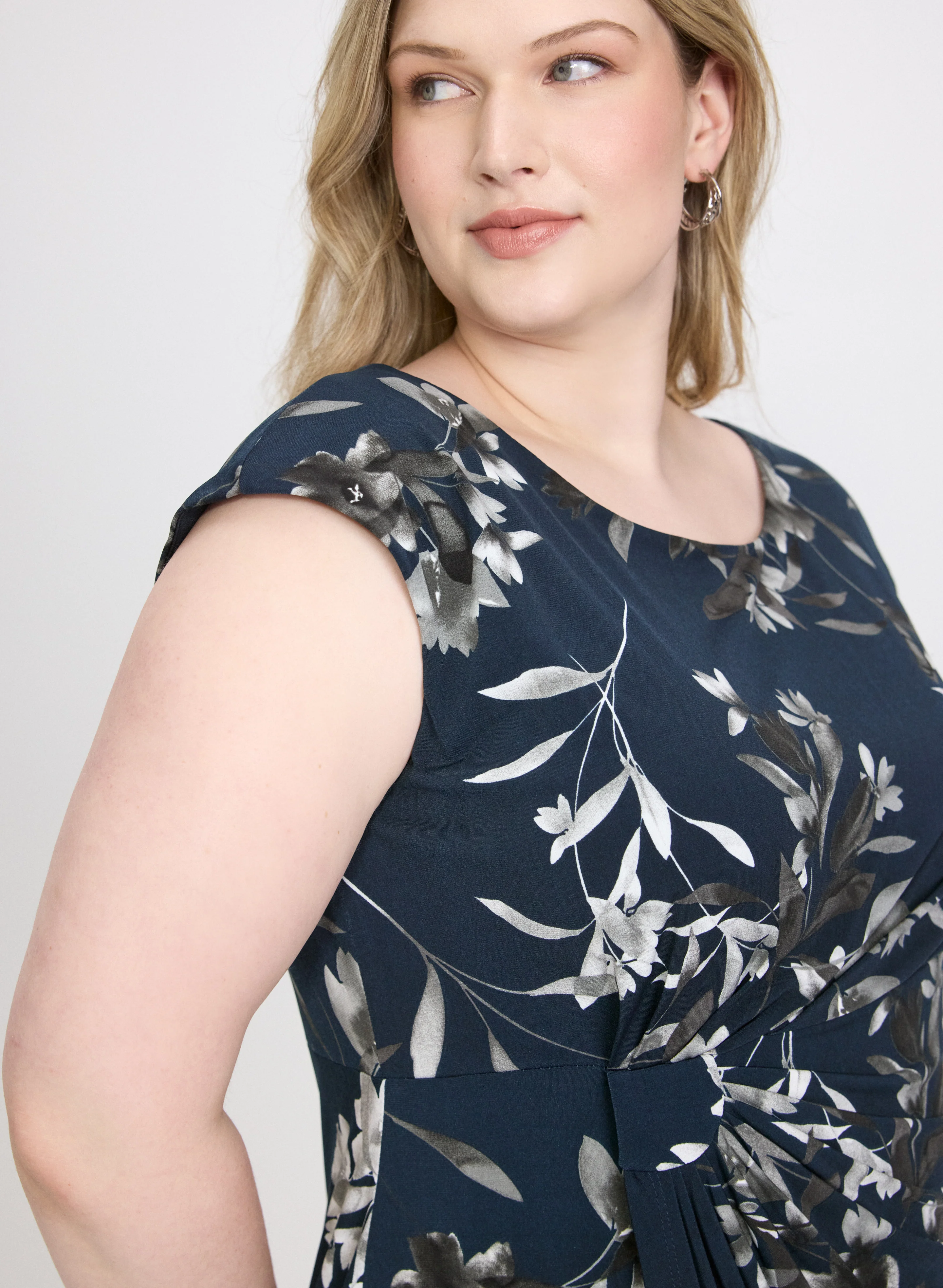 Floral Jersey Dress - Image 3