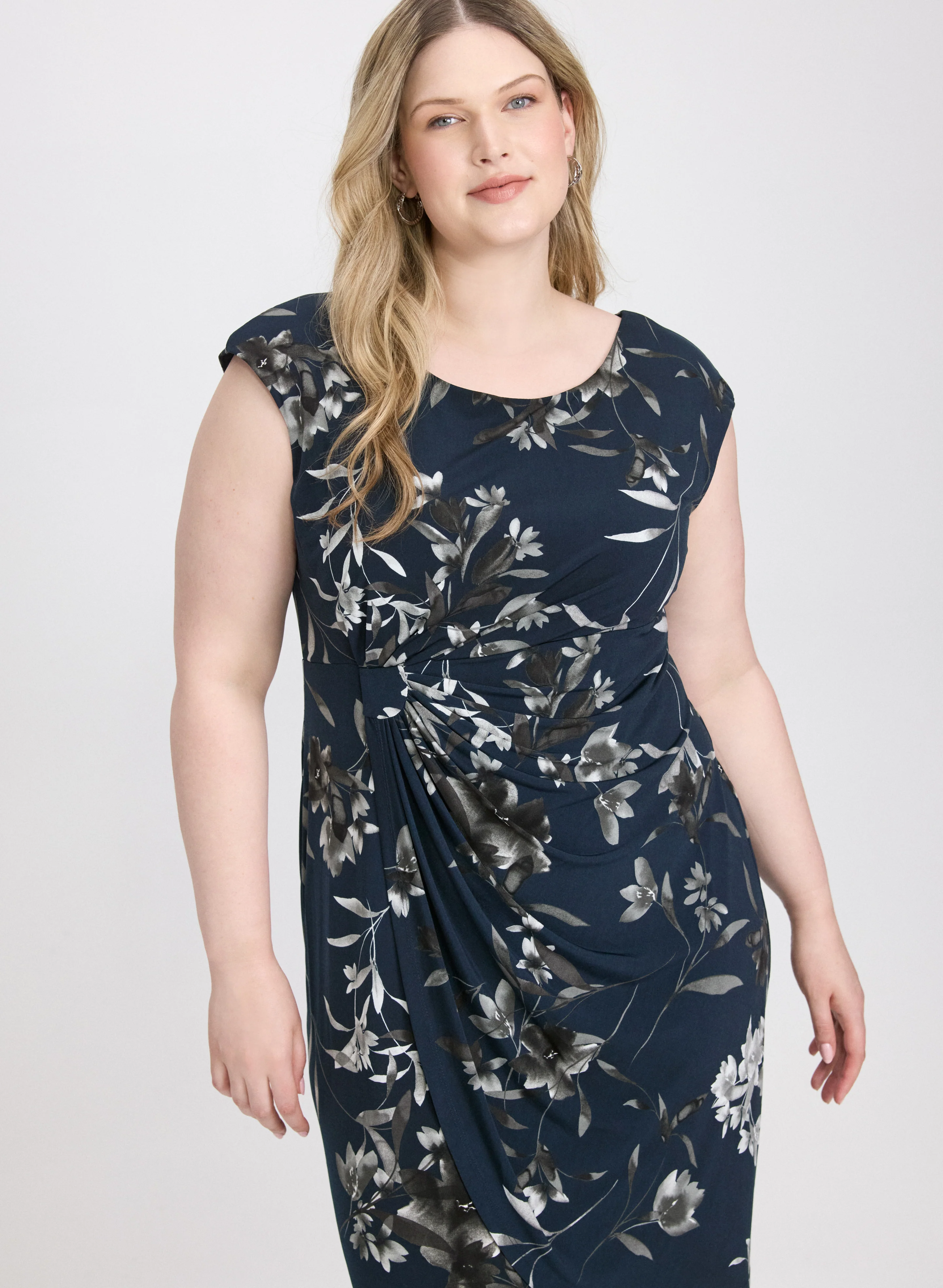 Floral Jersey Dress - Image 5