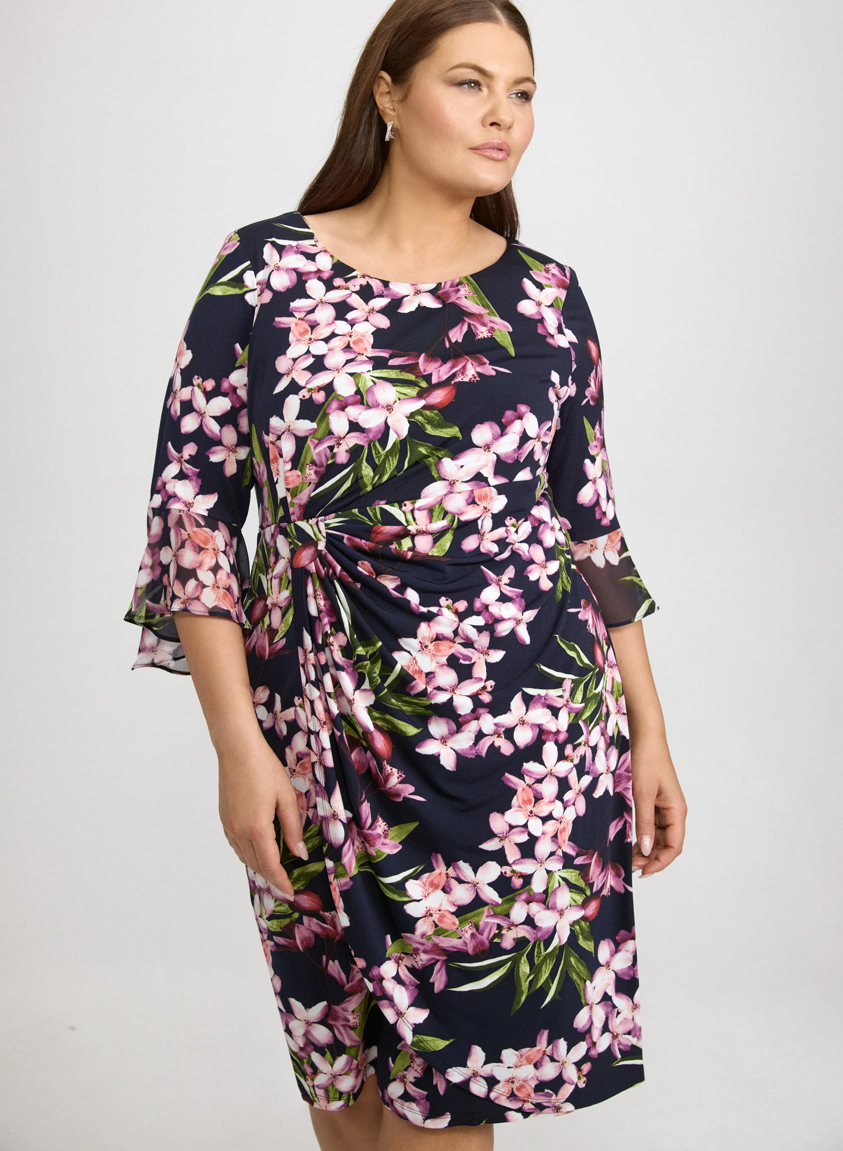 Floral Jersey Dress - Image 3
