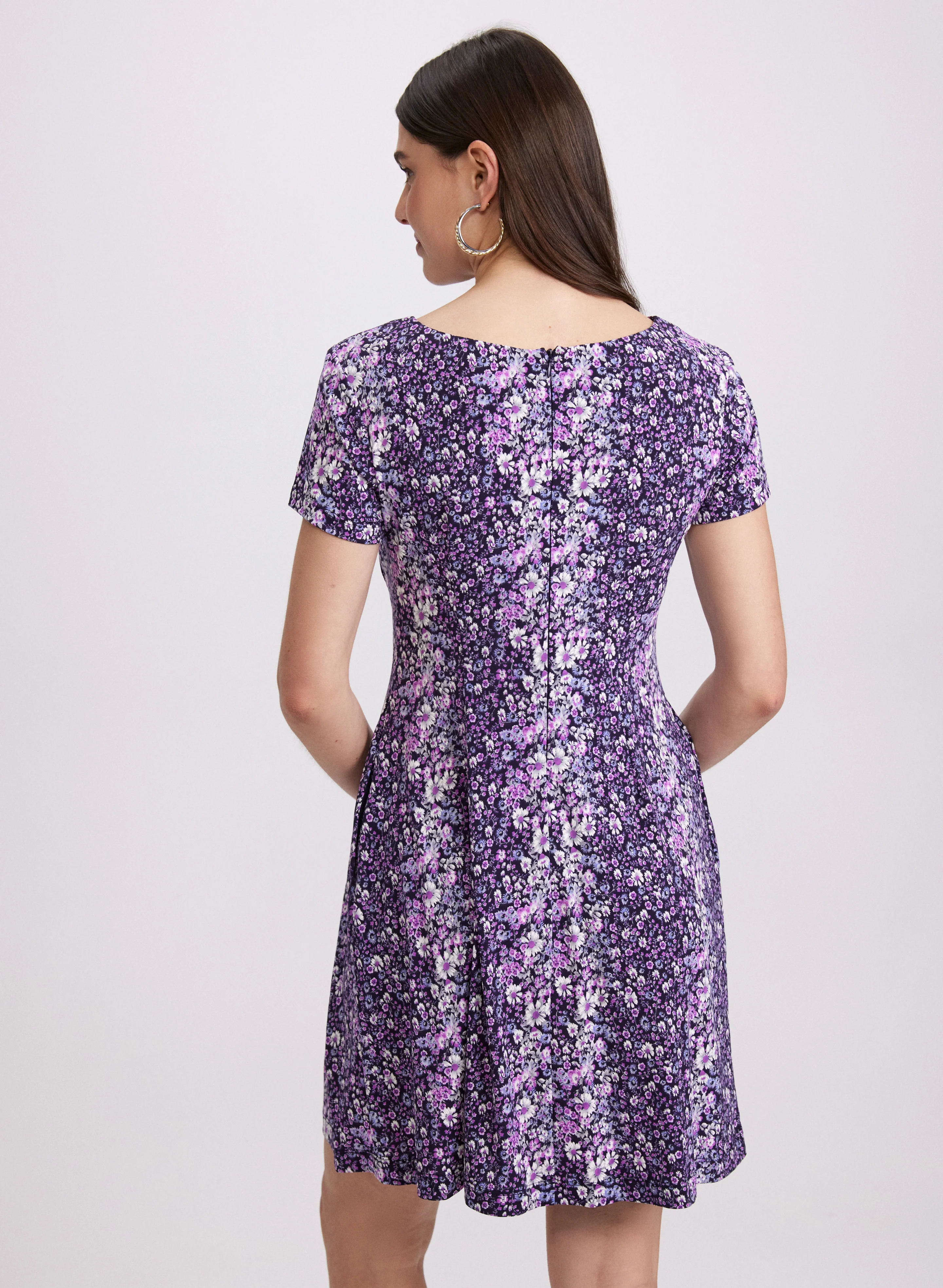 Floral Jersey Dress - Image 4