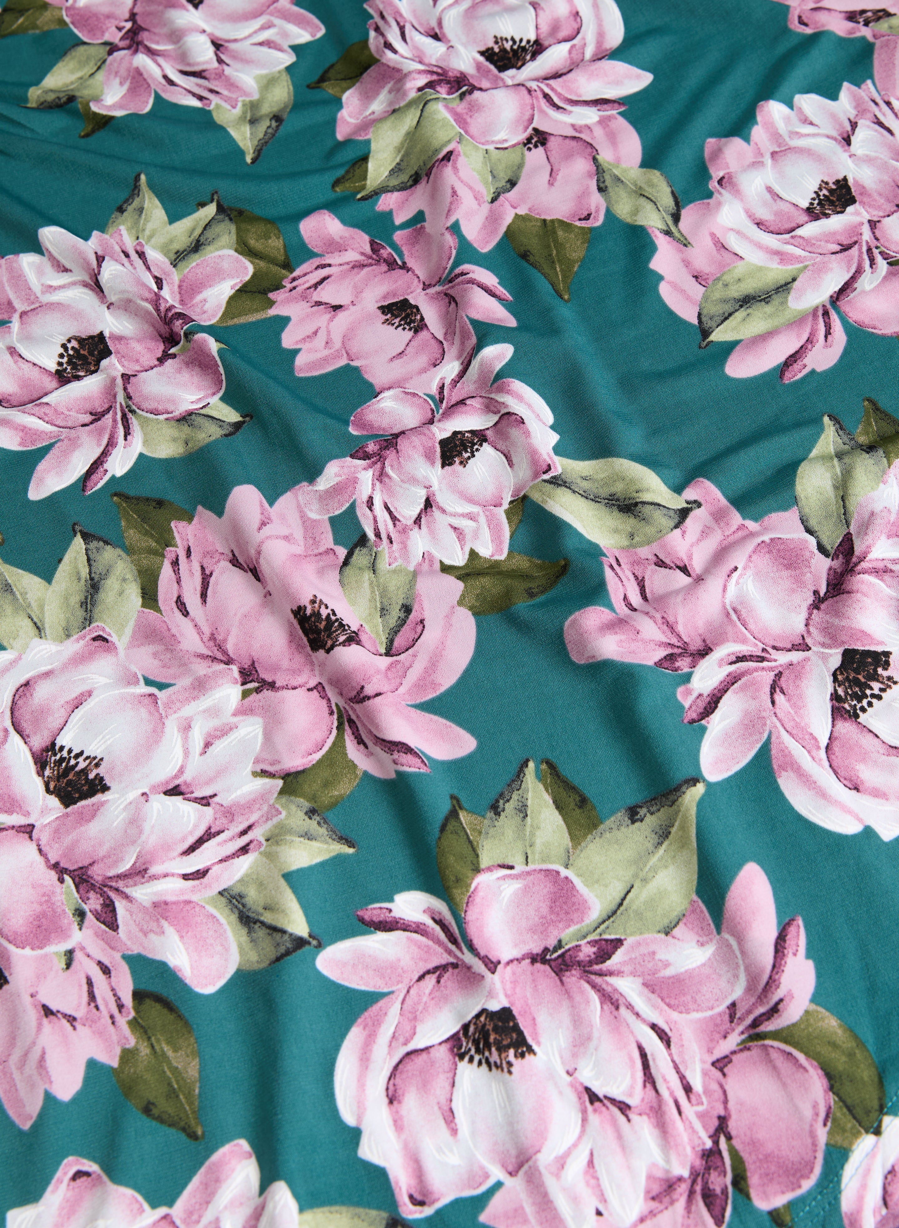 Floral Jersey Dress - Image 7