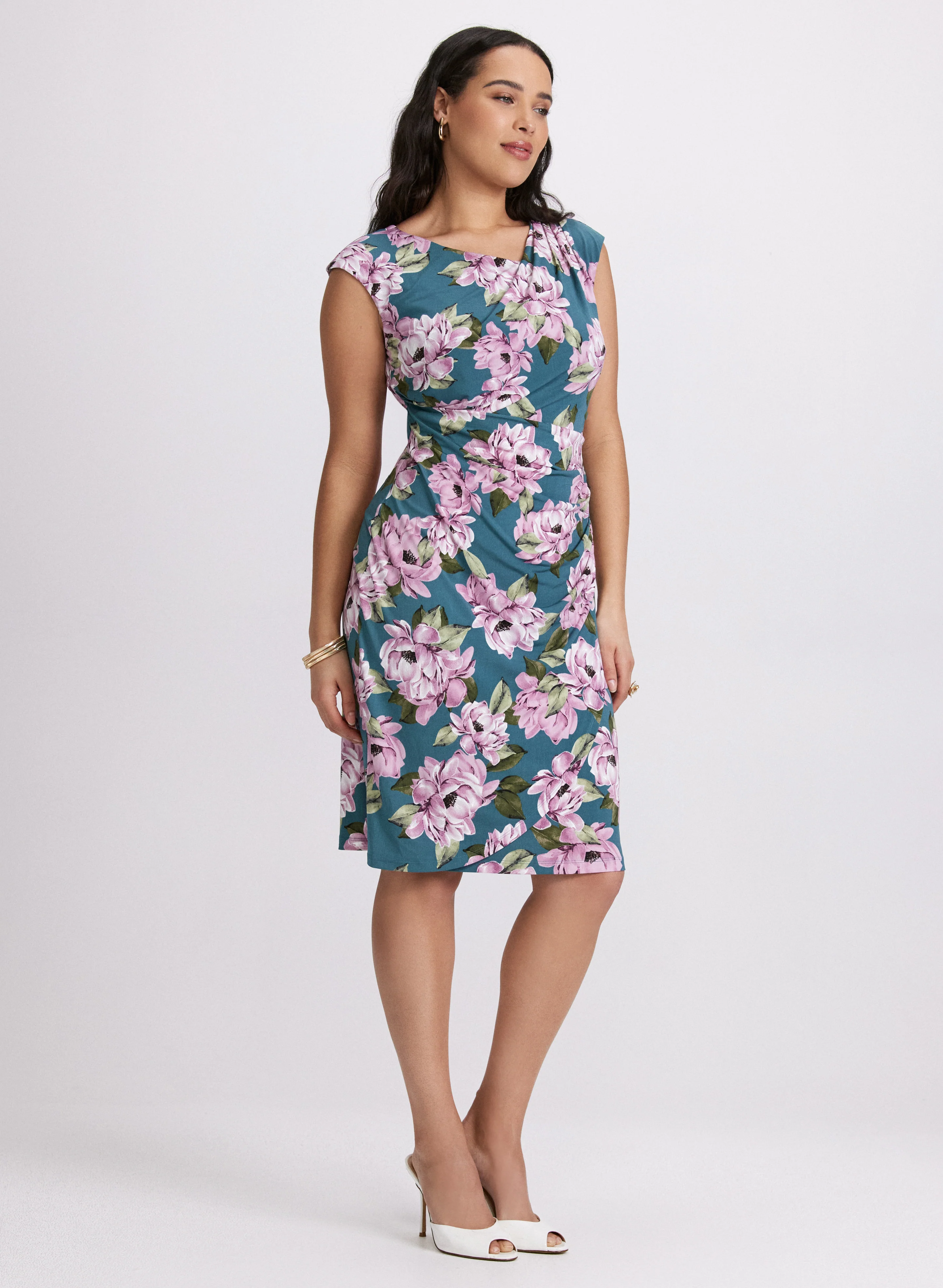 Floral Jersey Dress - Image 2