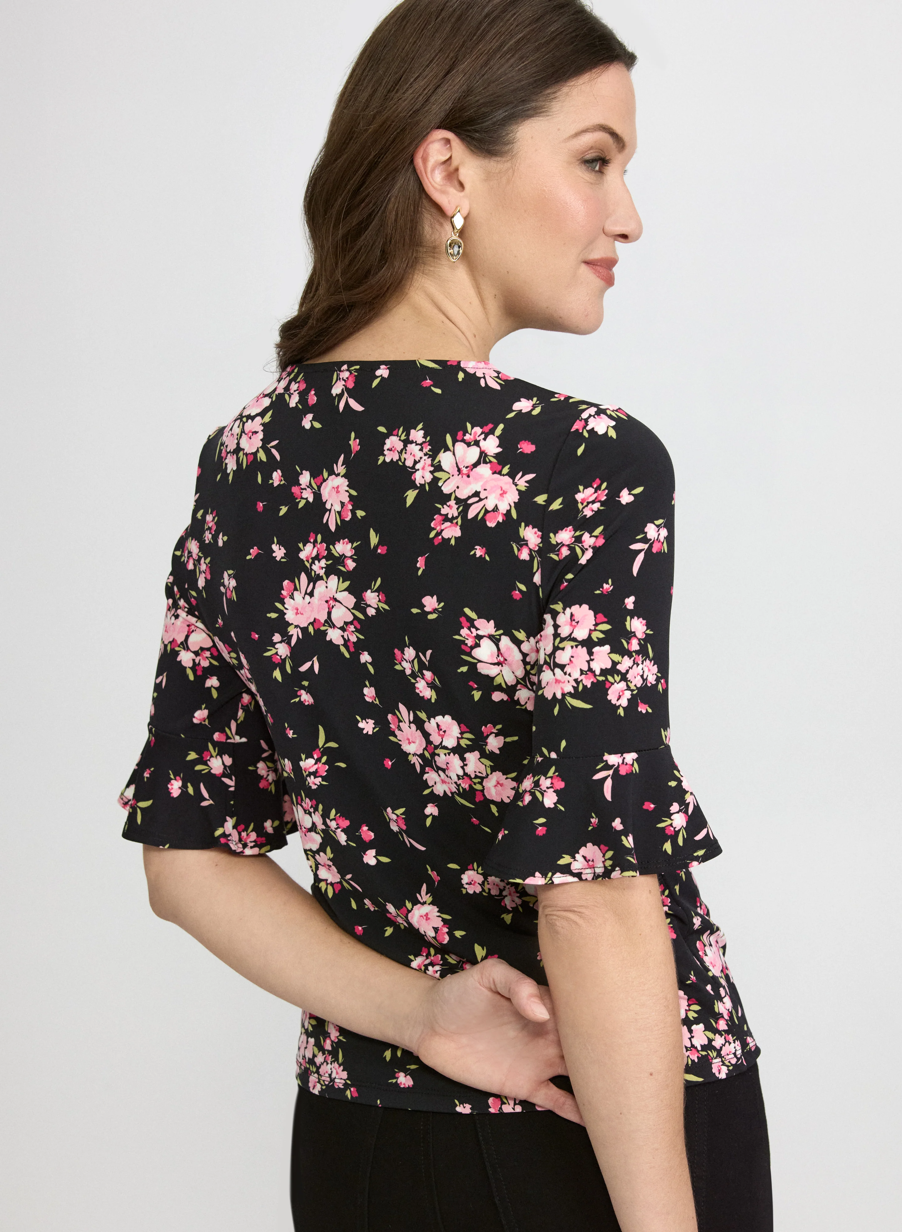 Floral Jersey Top - Image 4