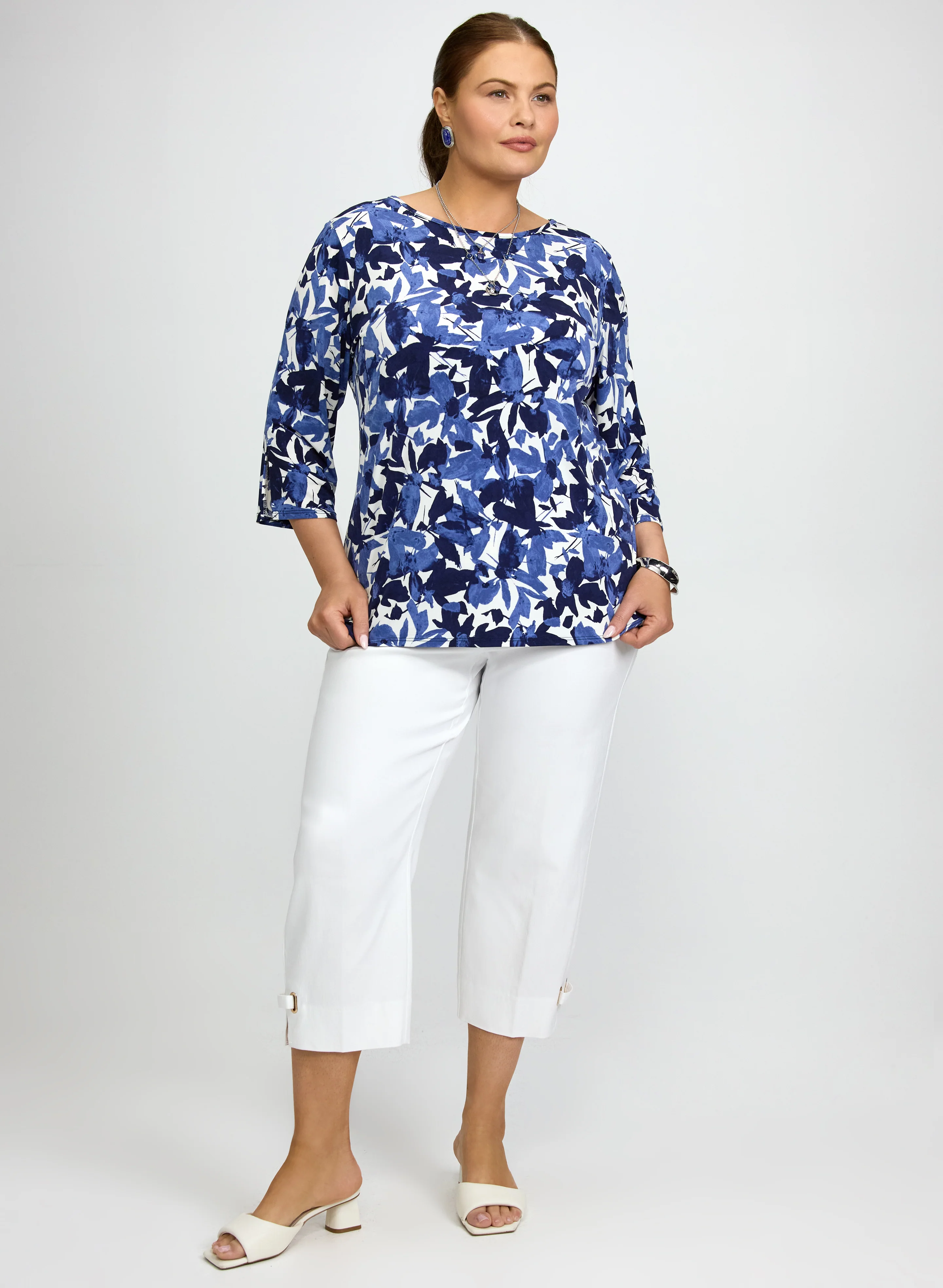 Floral Jersey Top - Image 3