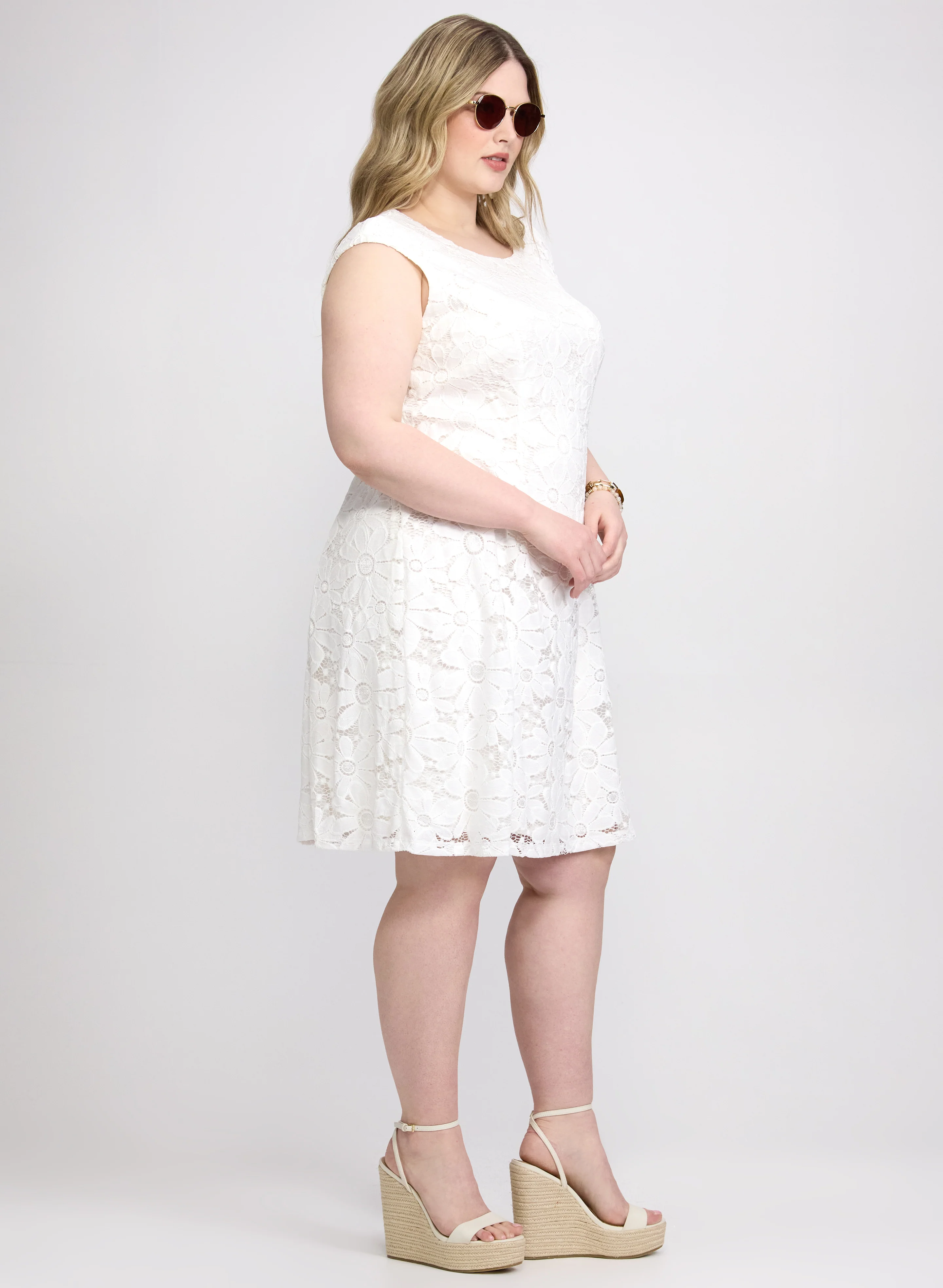 Floral Lace Dress - Image 5