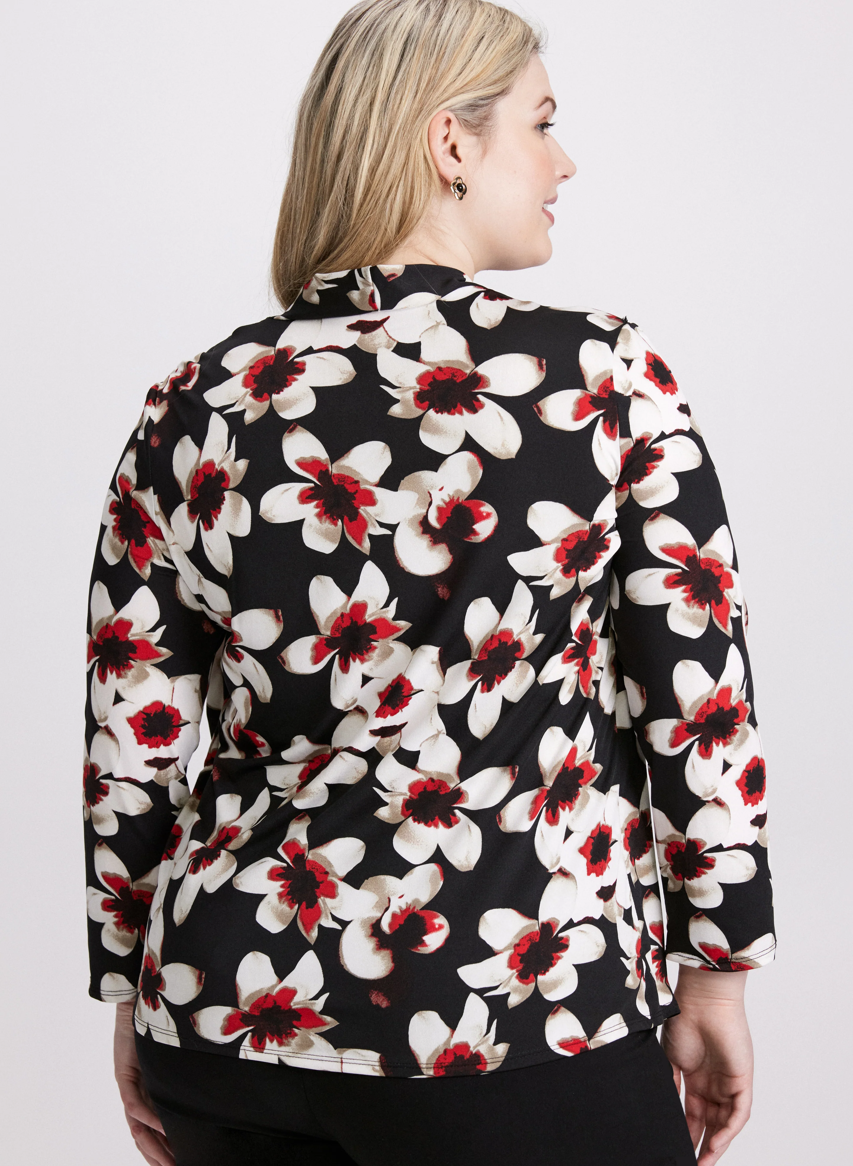 Floral Layered Illusion Top - Image 5