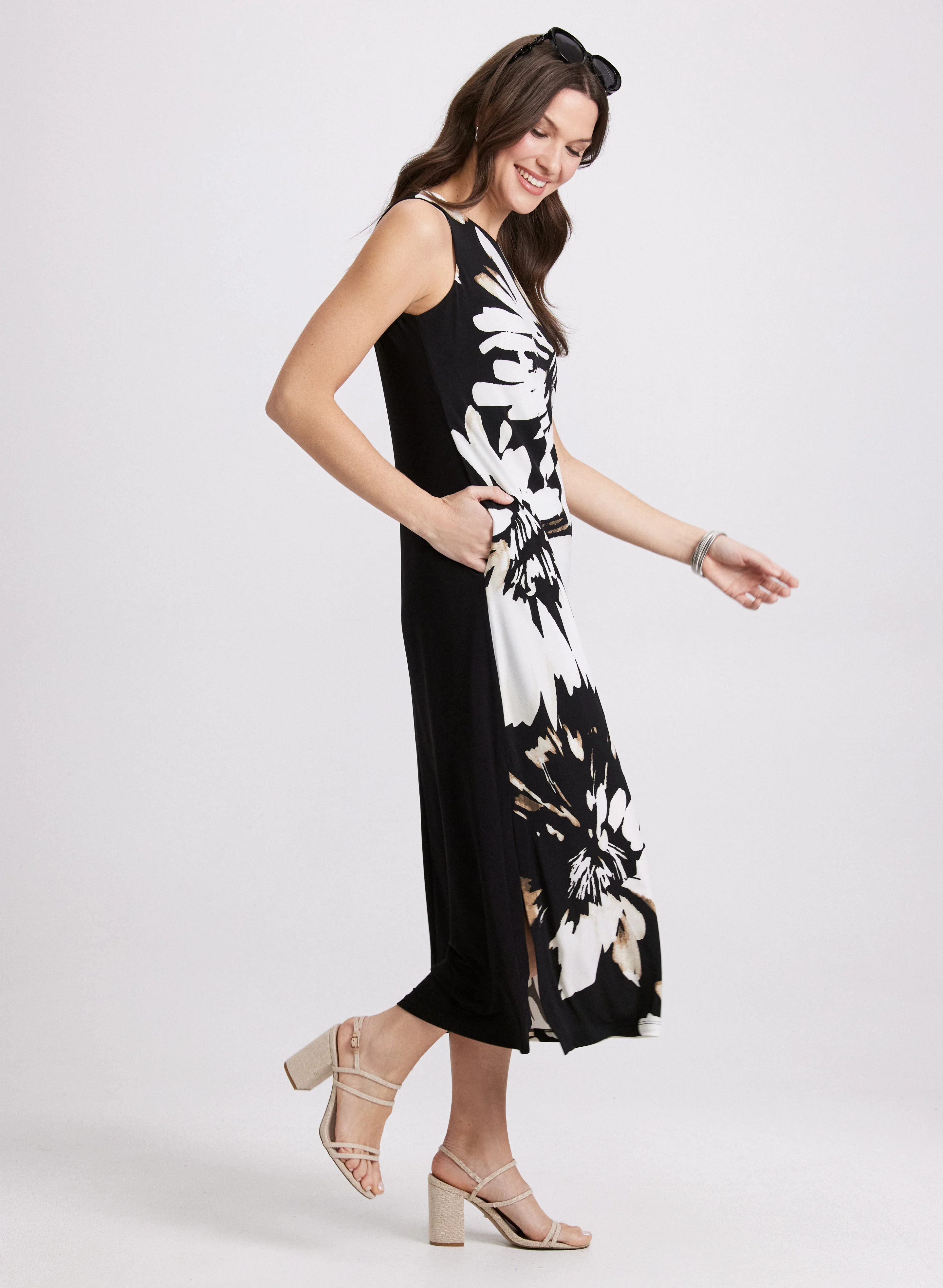 Floral Midi Dress - Image 4
