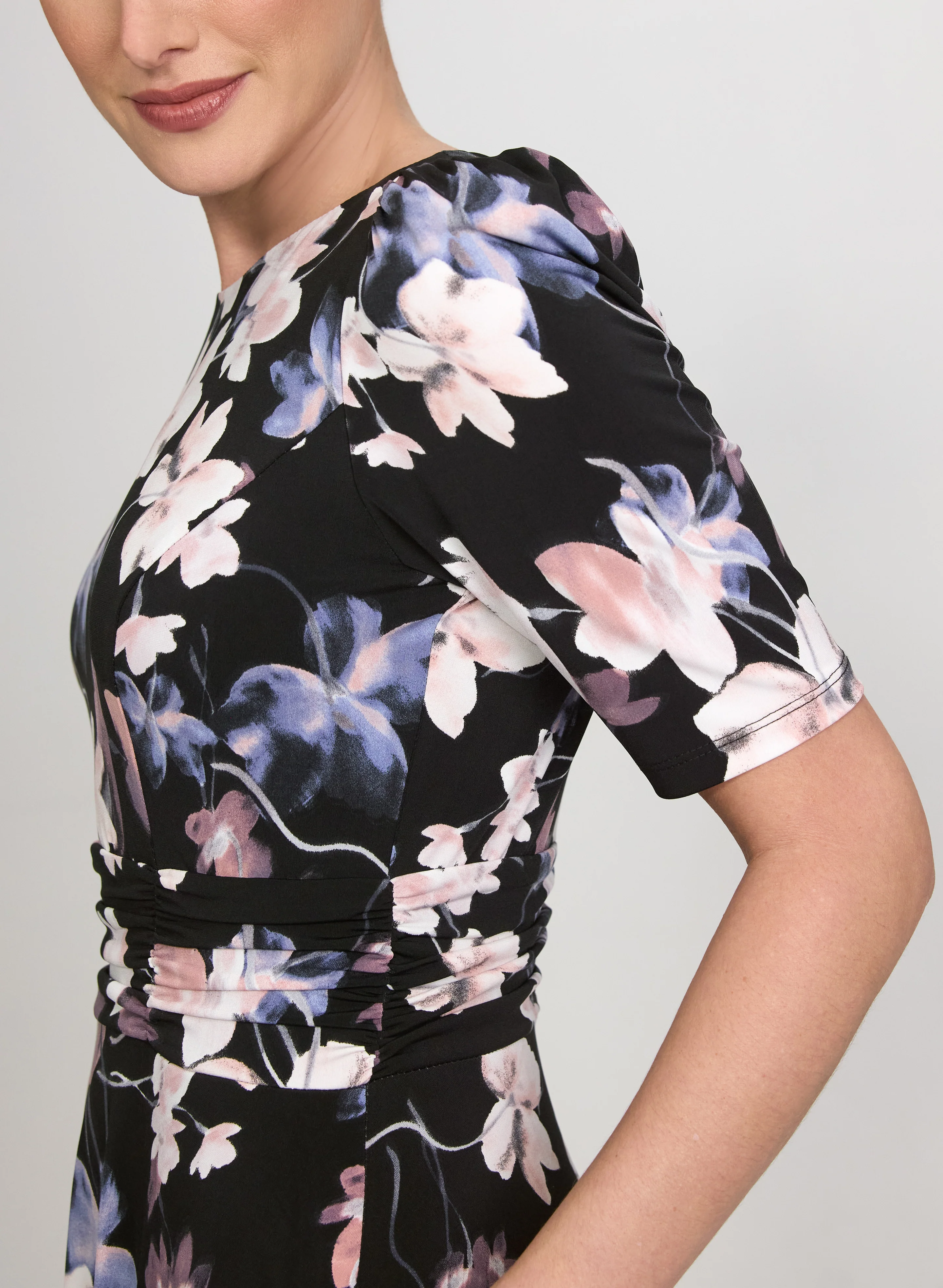 Floral Midi Dress - Image 3