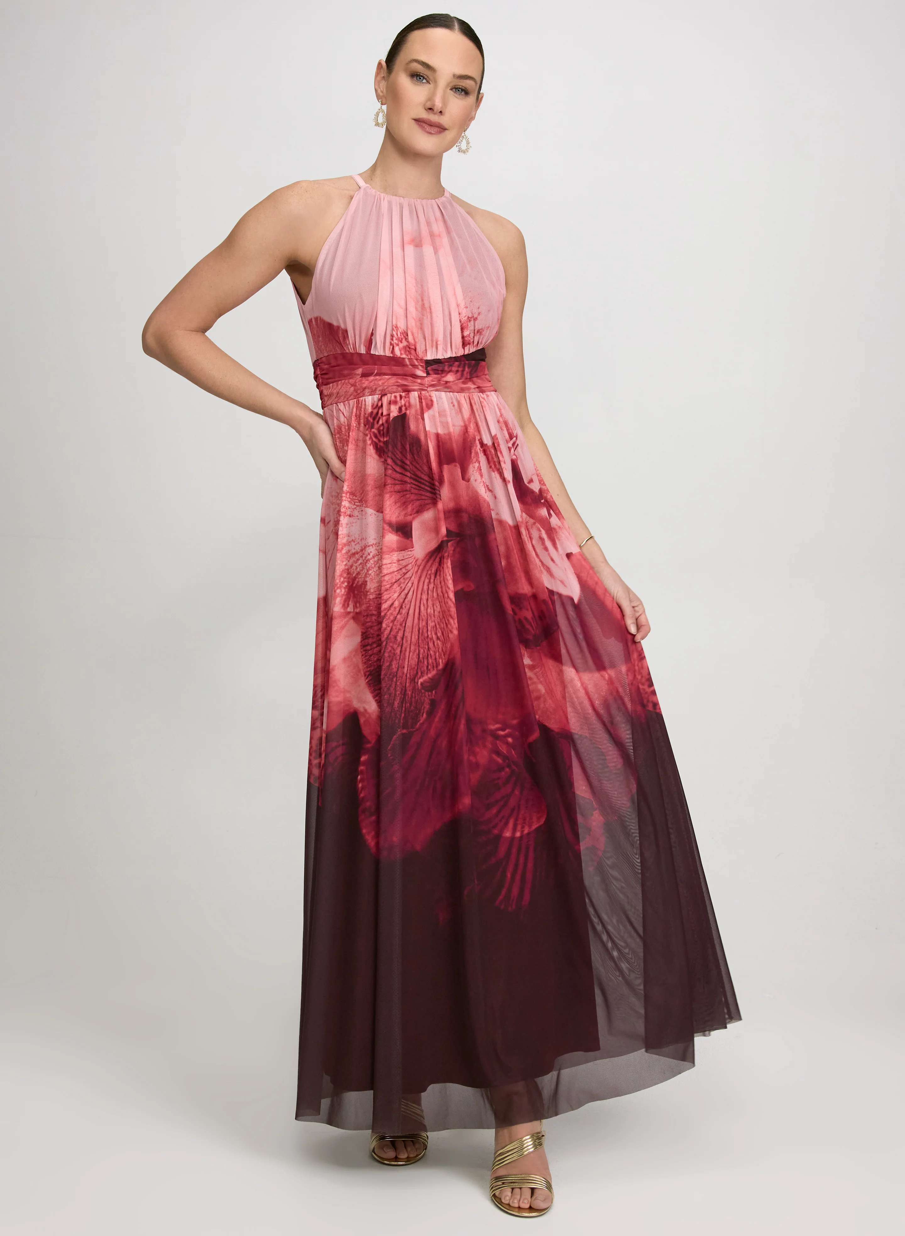 Floral Ombre Dress