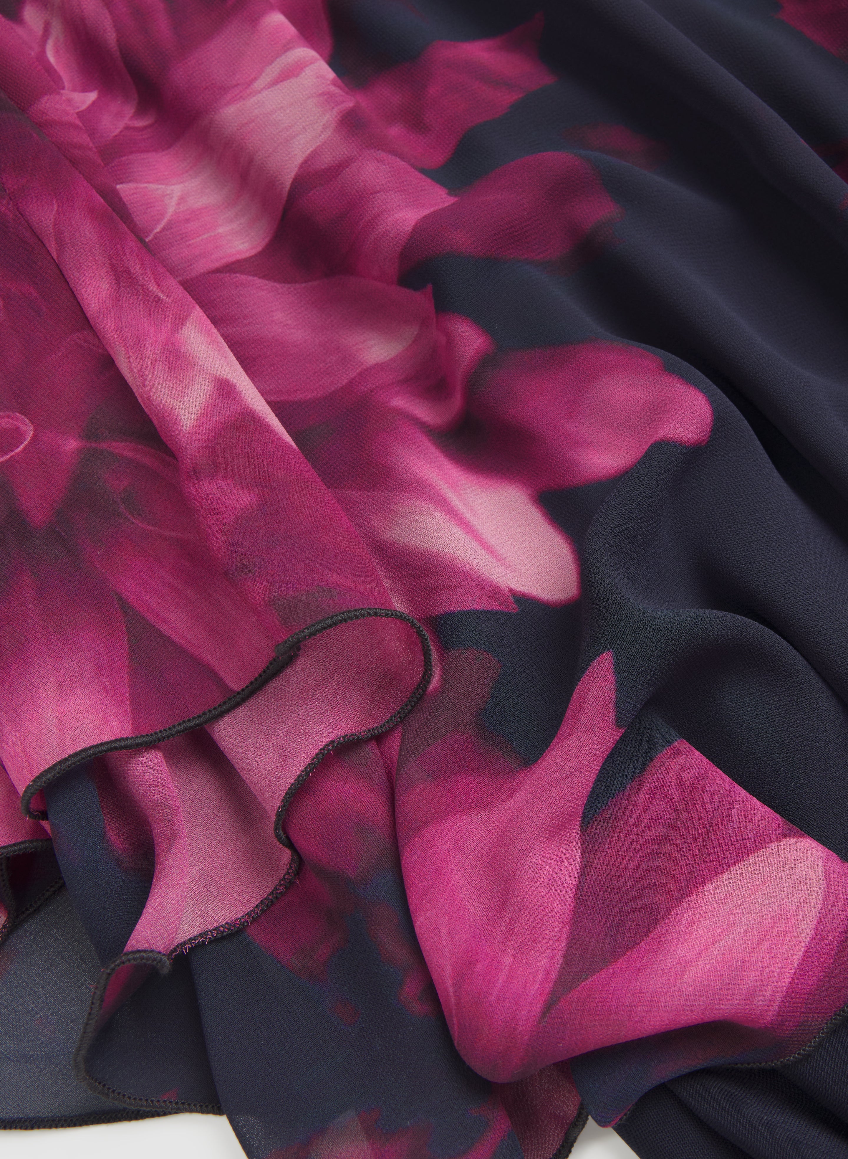 Floral Overlay Dress - Image 7