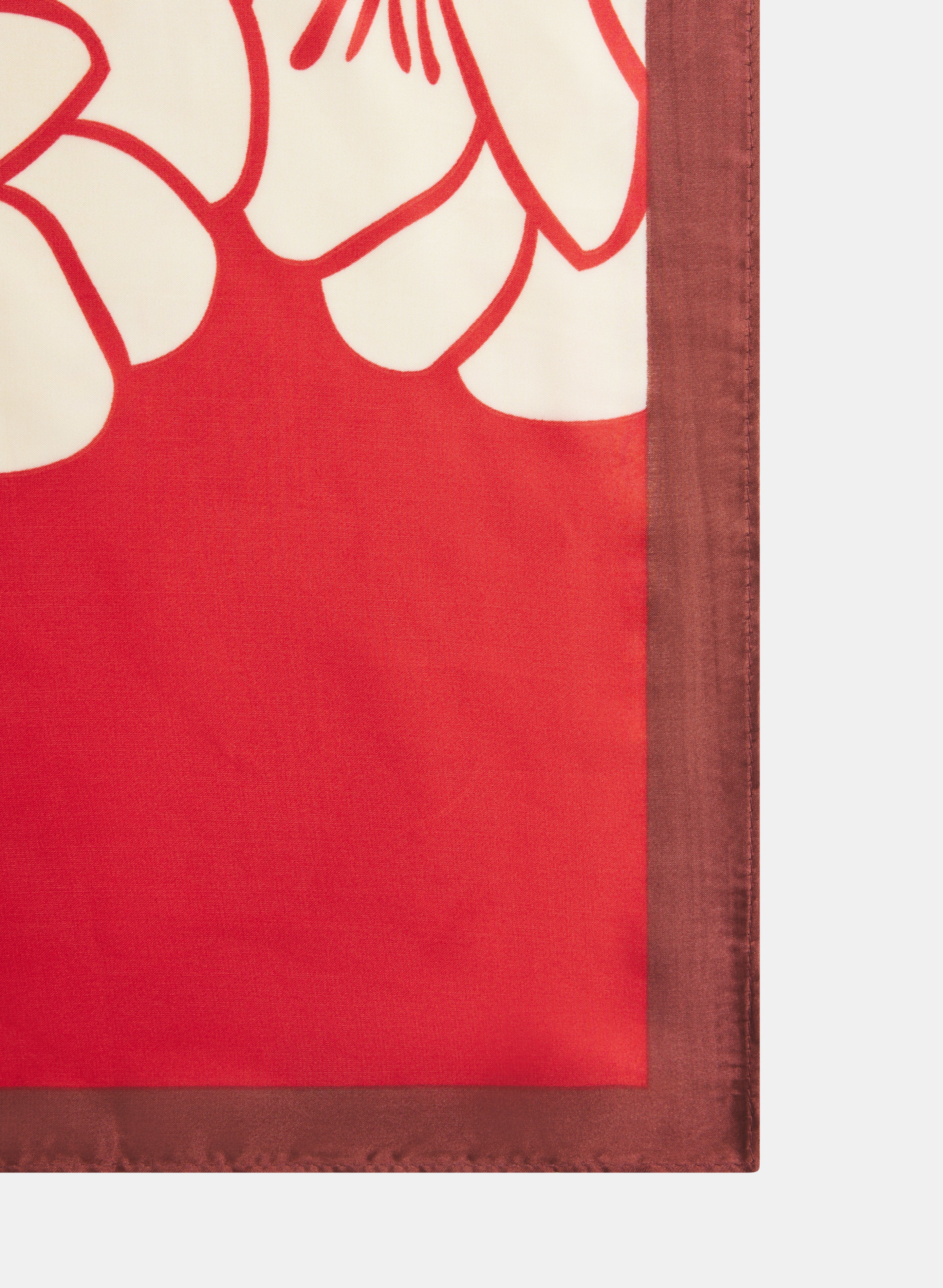 Floral Placement Print Scarf - Image 3