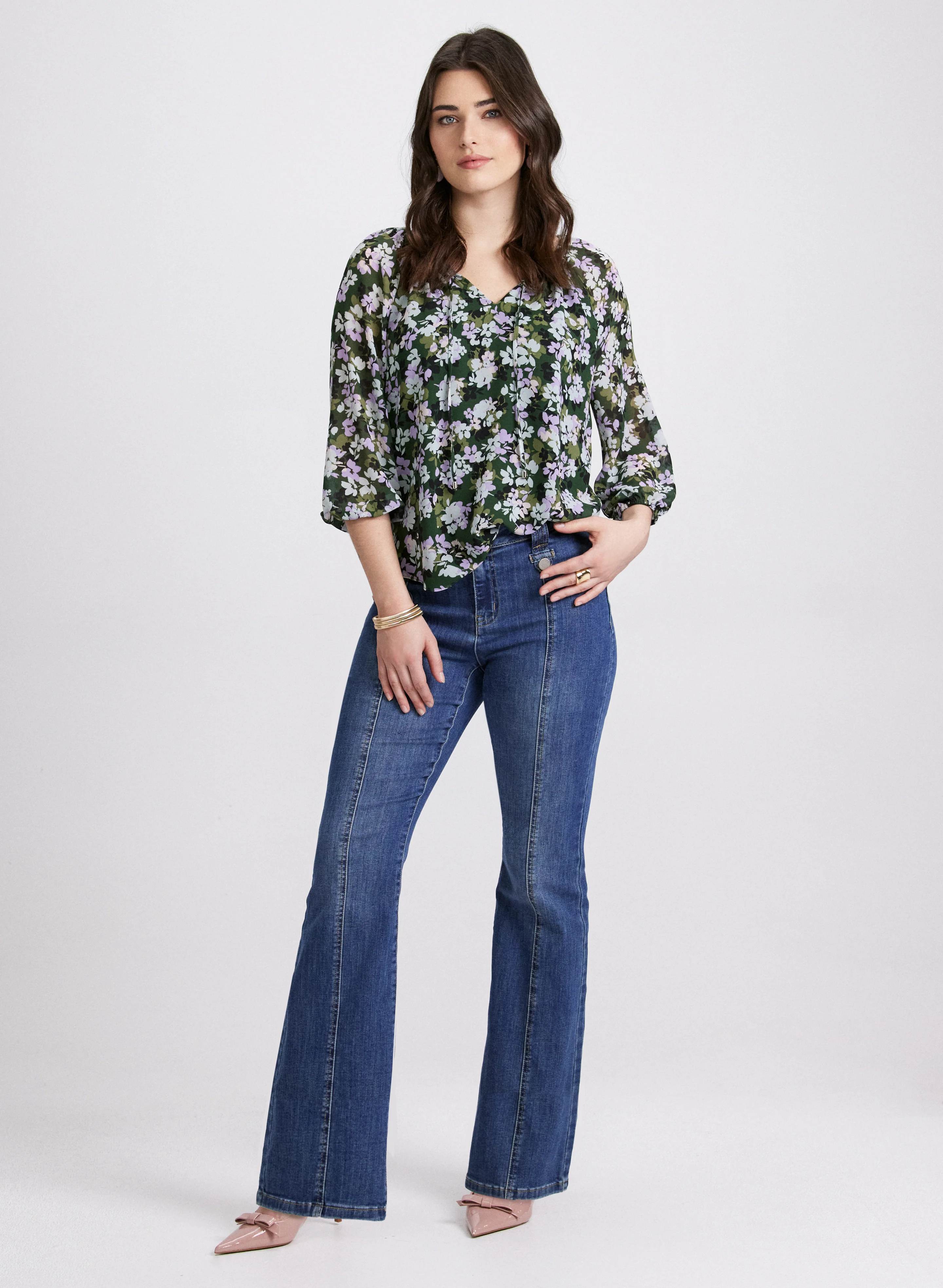 Floral Print Blouse - Image 3