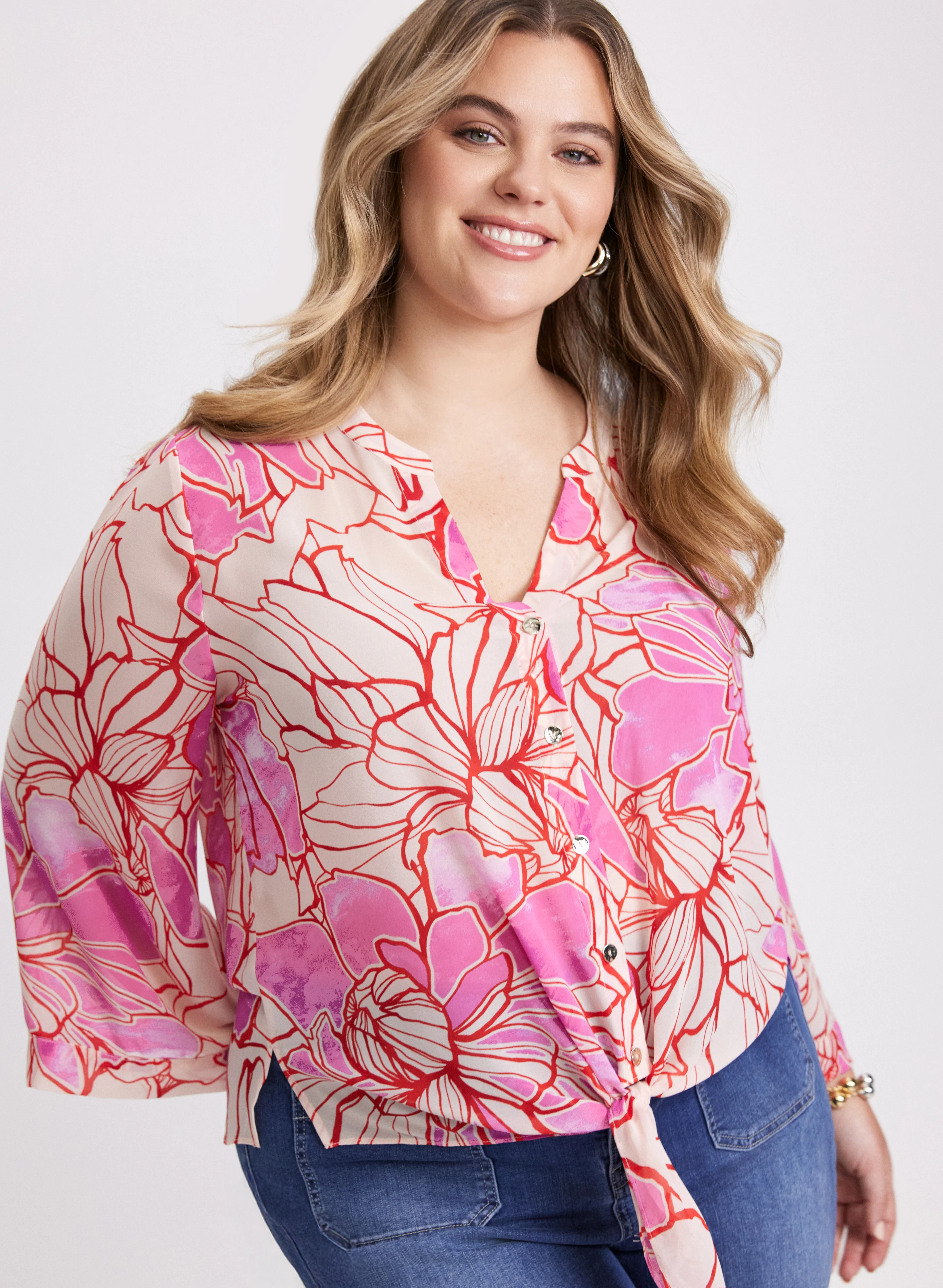 Floral Print Blouse - Image 4