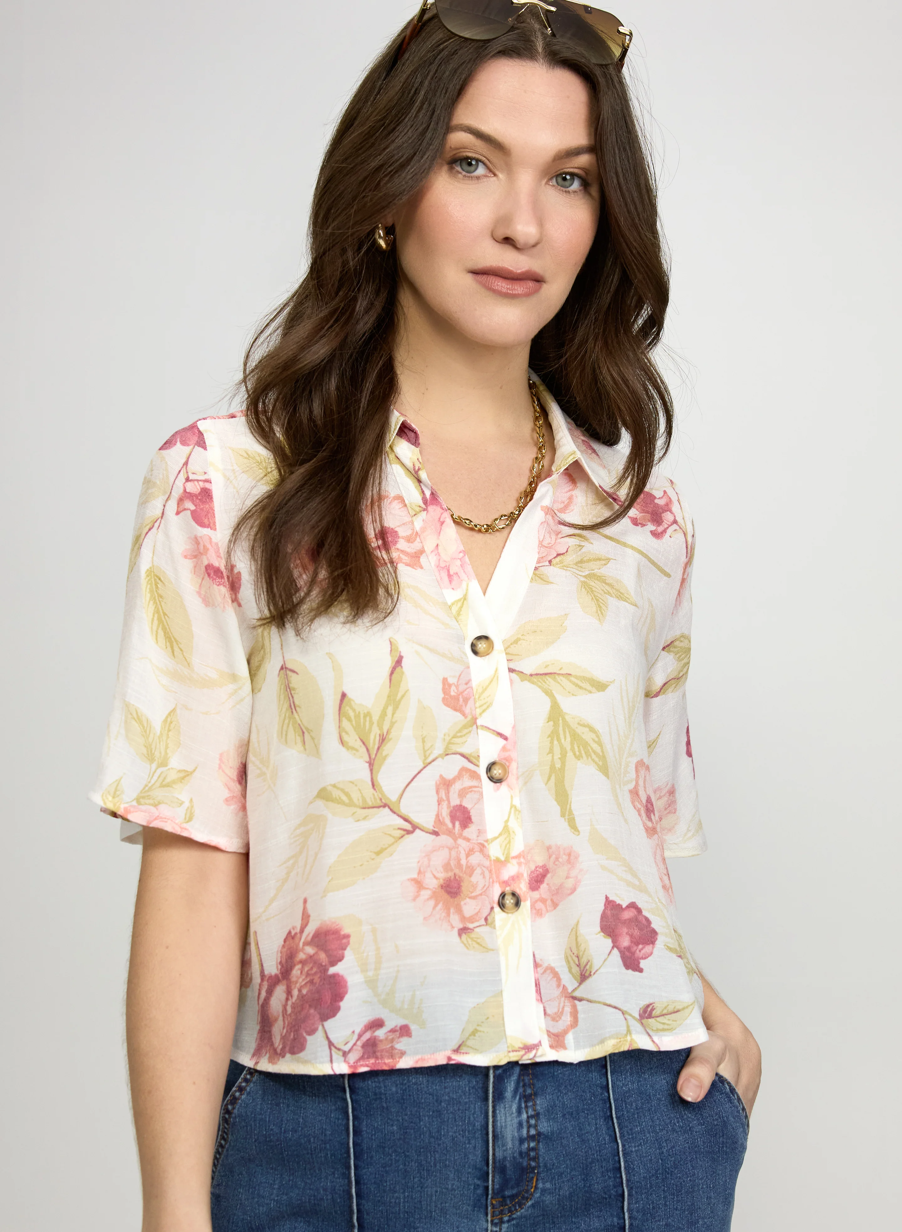 Floral Print Blouse
