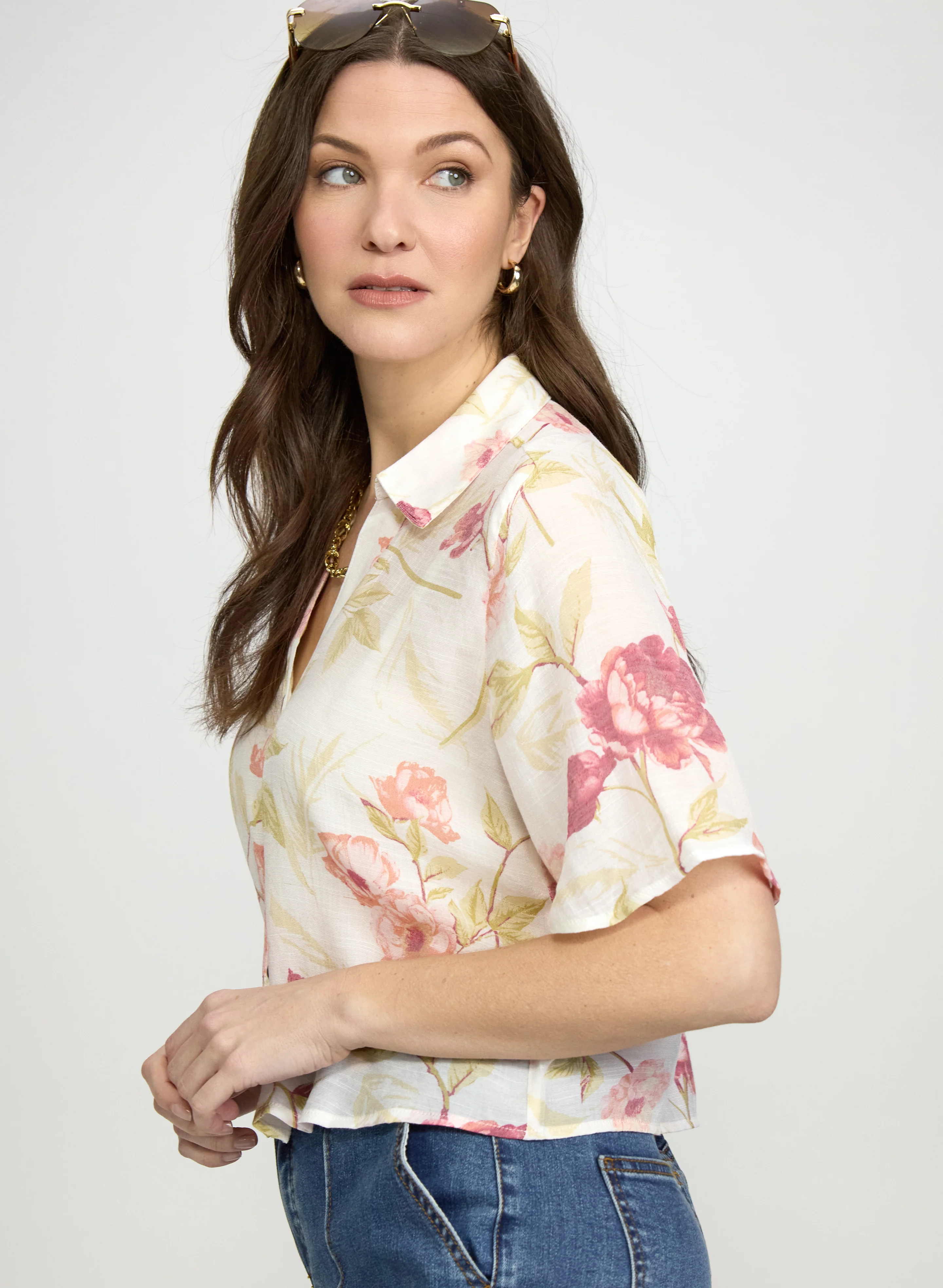 Floral Print Blouse - Image 5