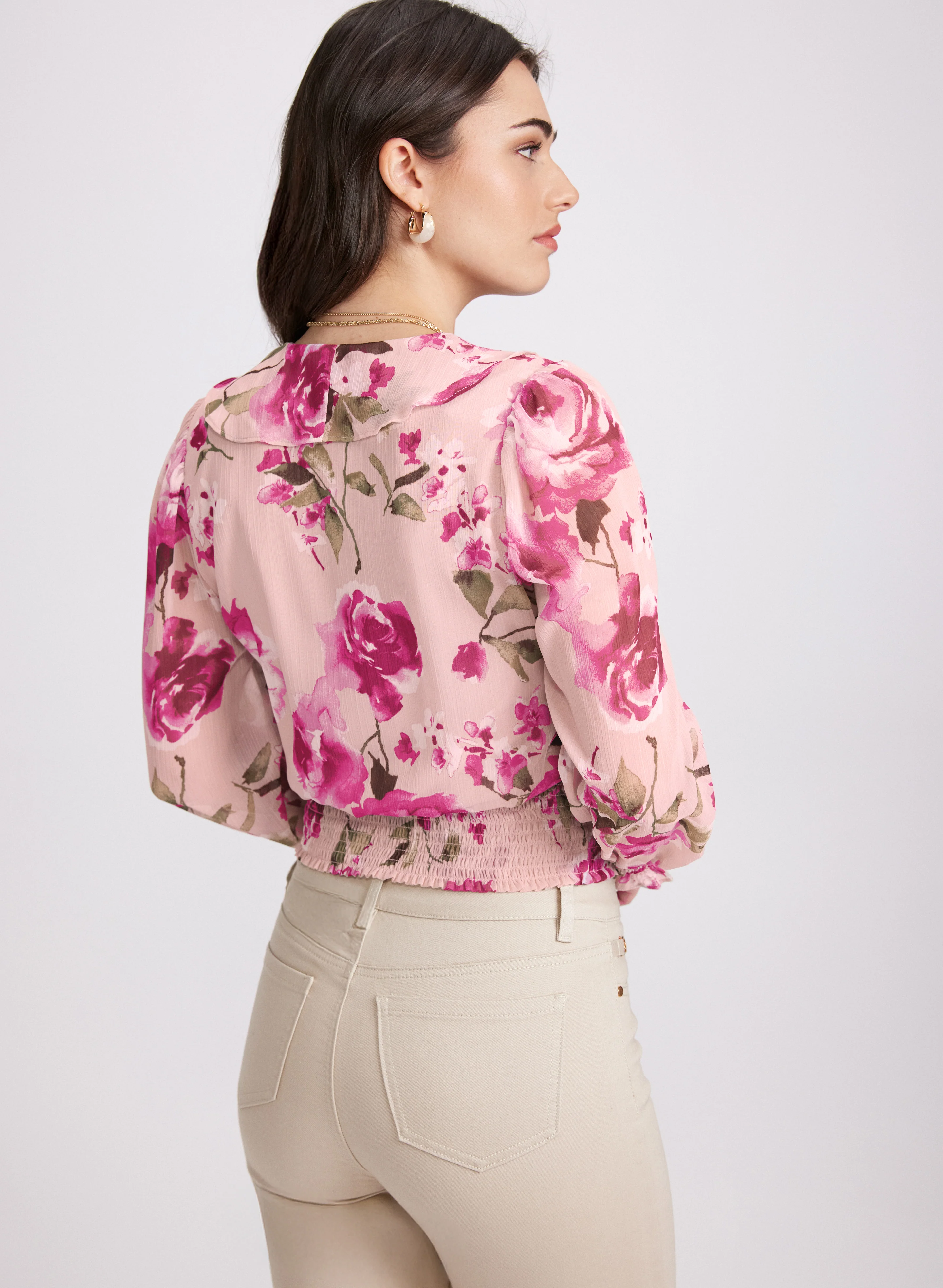 Floral Print Blouse - Image 4