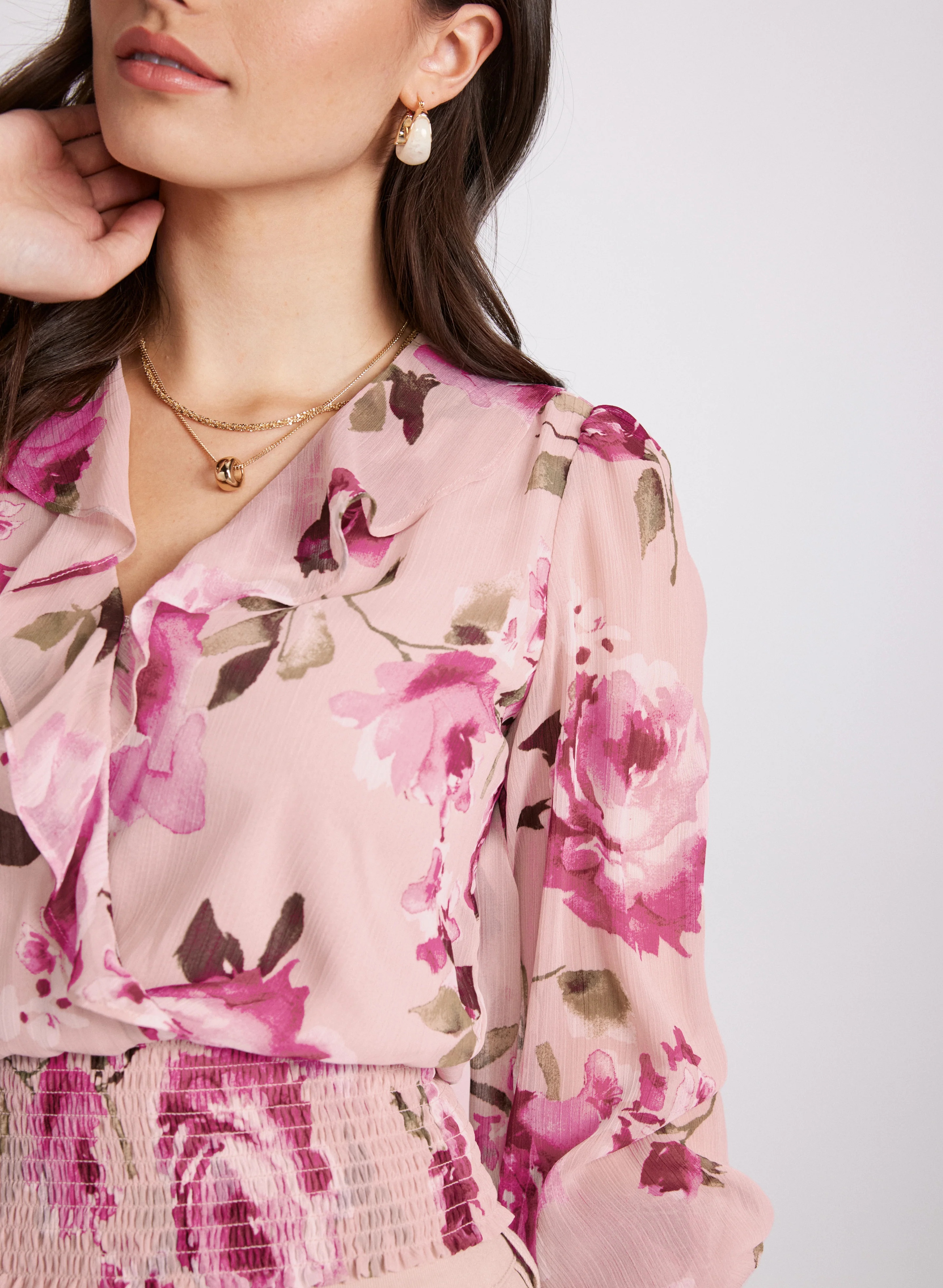 Floral Print Blouse - Image 5