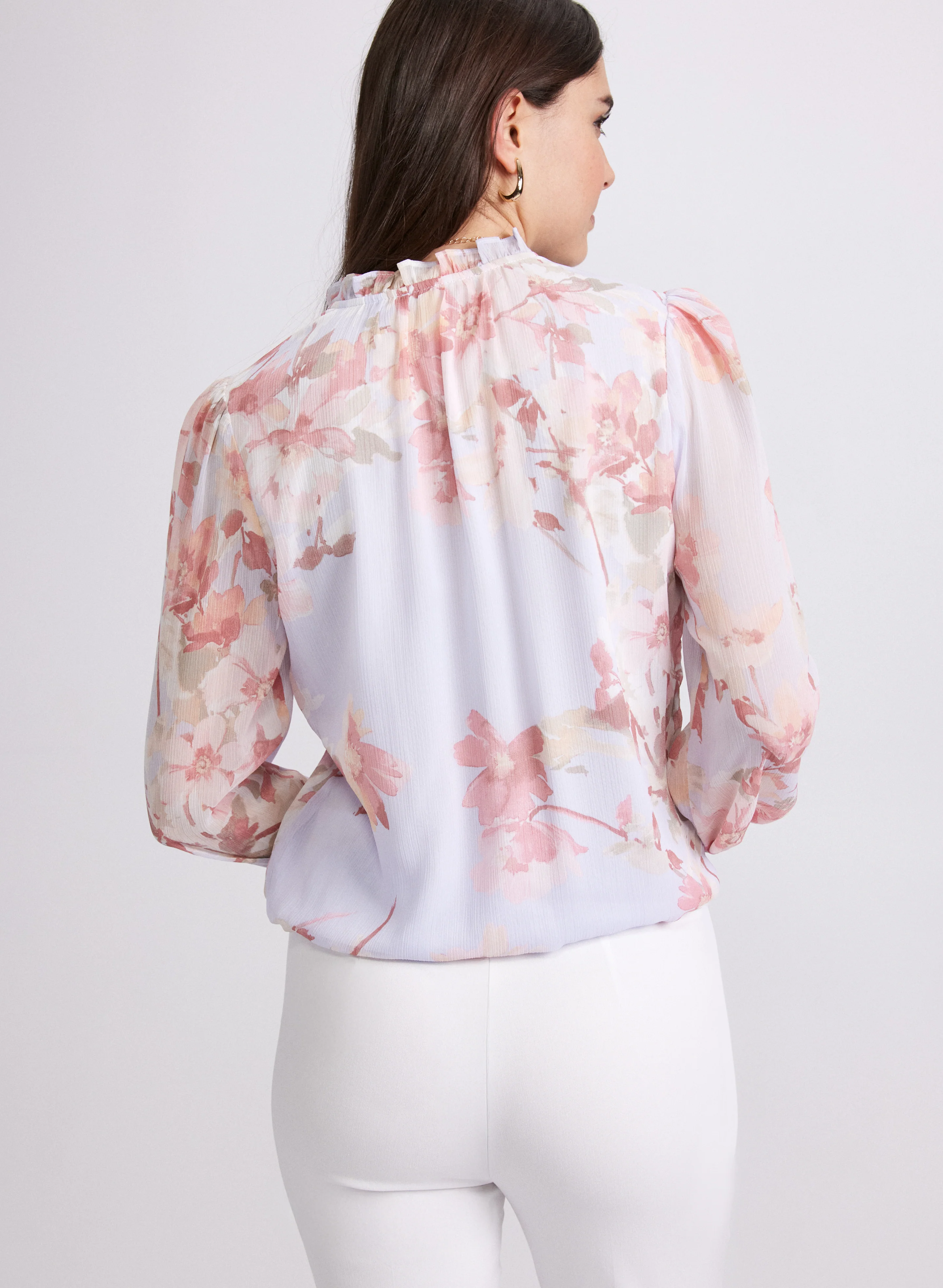 Floral Print Blouse - Image 4
