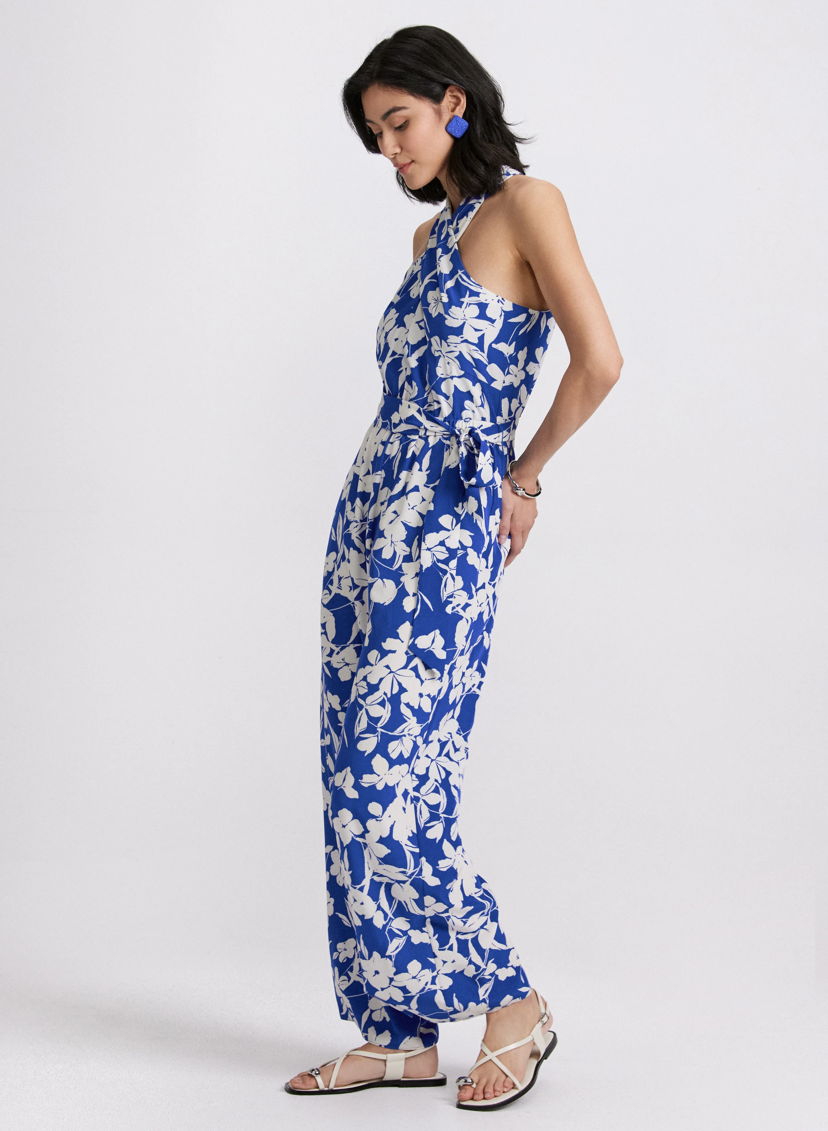 Floral Print Jumpsuit - Image 2