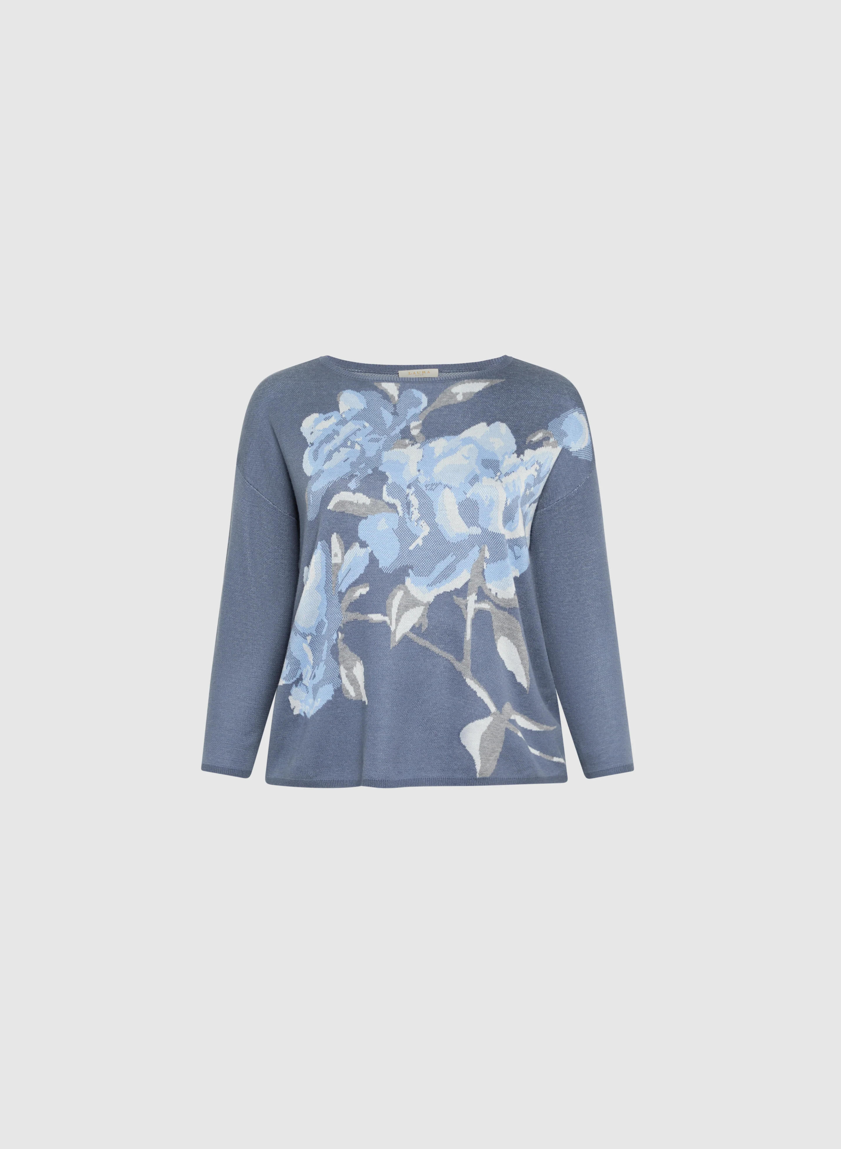 Floral Print Knit Sweater - Image 6