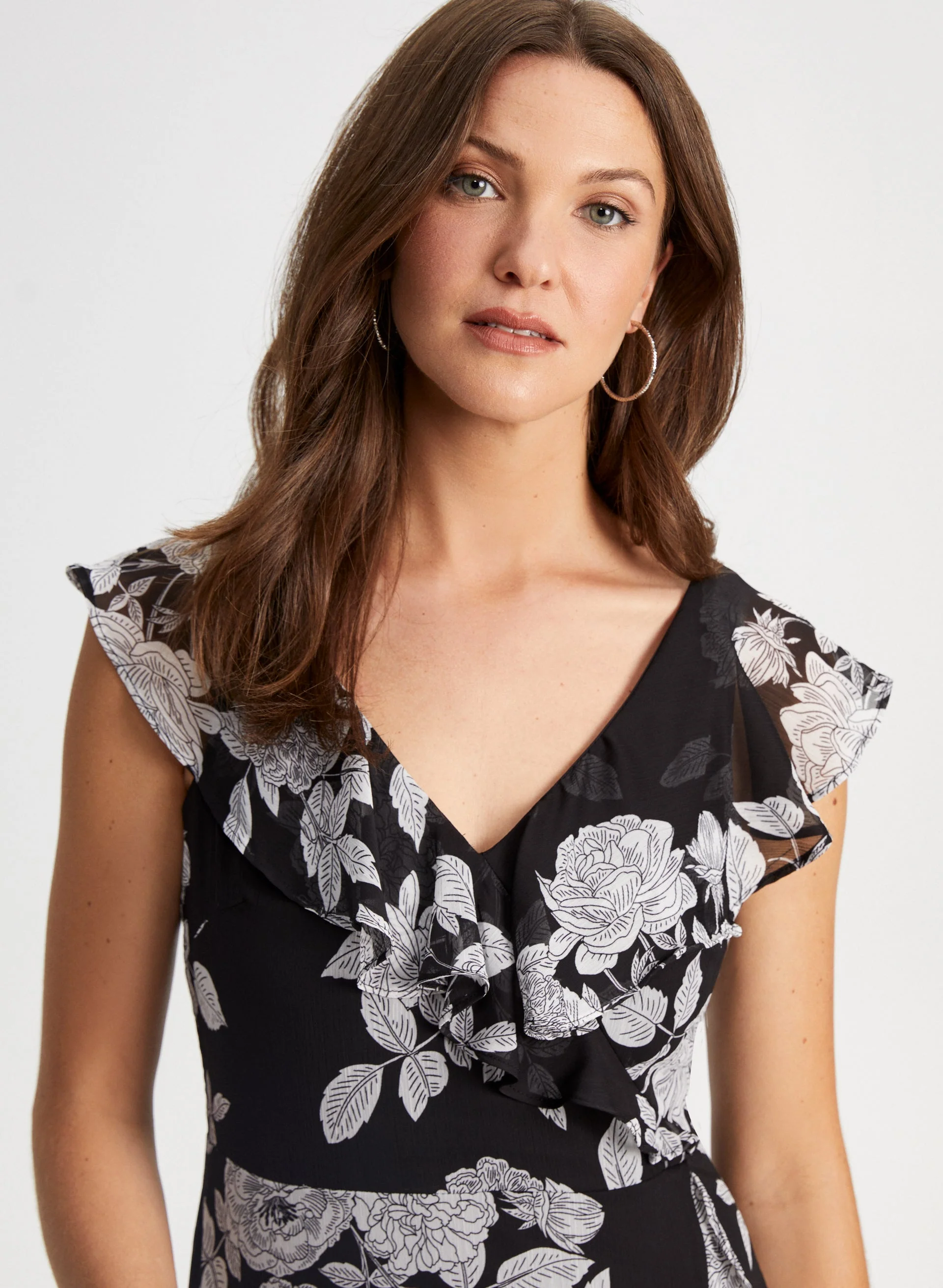 Floral Print Maxi Dress - Image 4