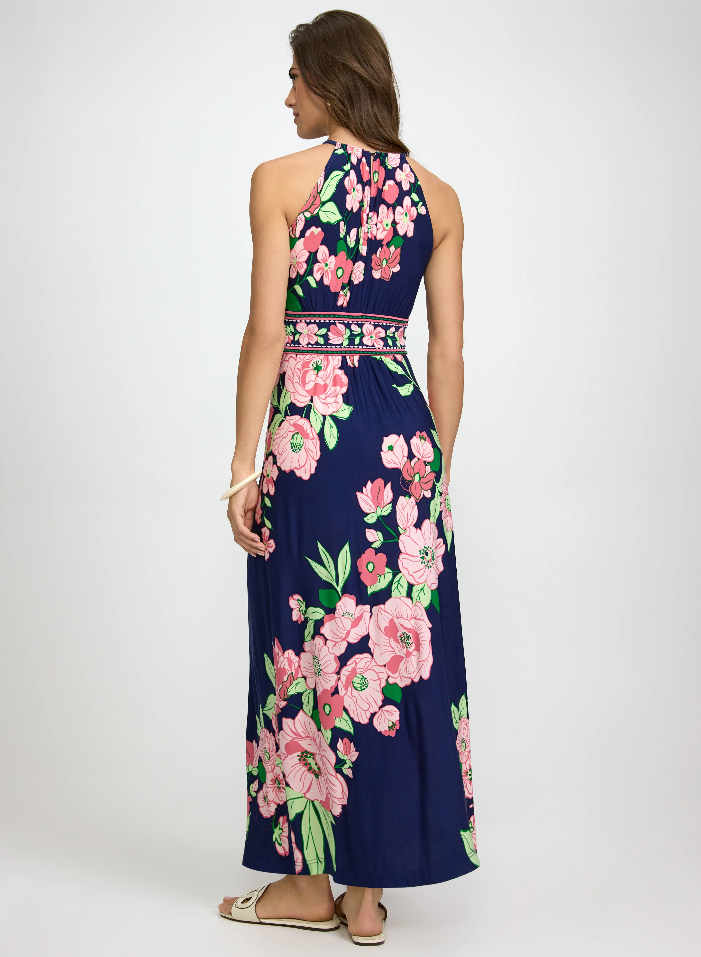 Floral Print Maxi Dress - Image 4