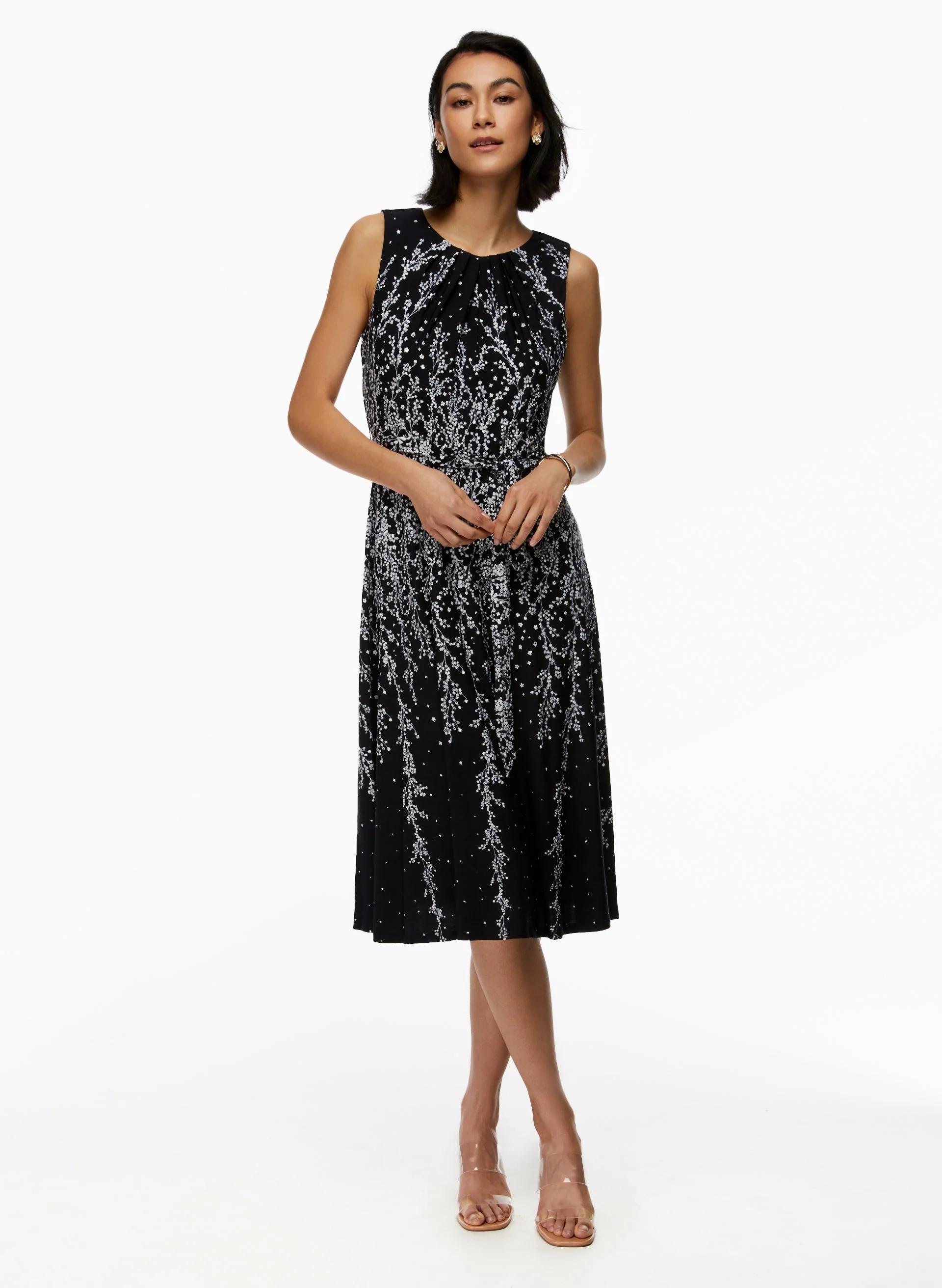 Floral Print Midi Dress