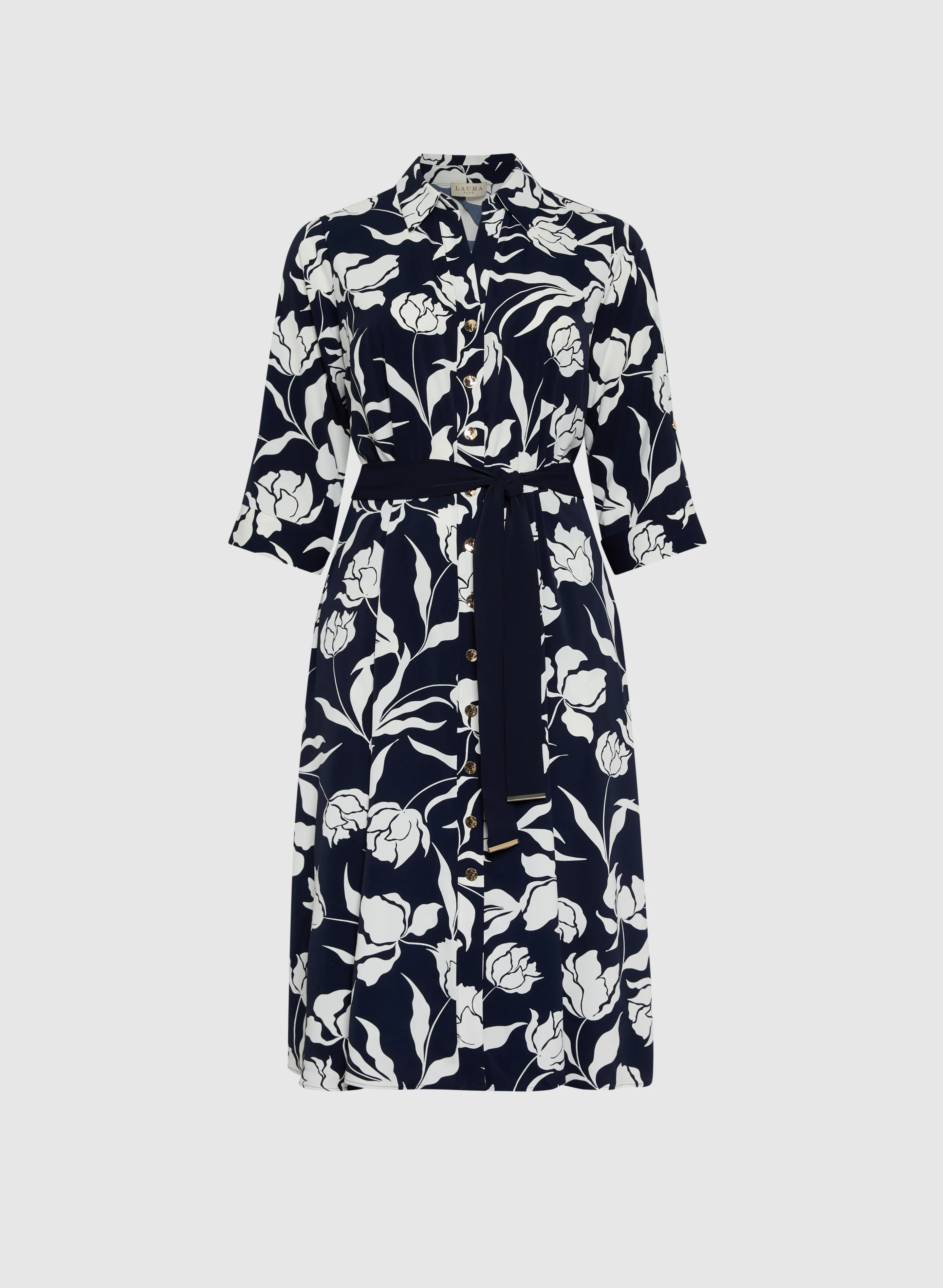 Floral Print Midi Dress - Image 5