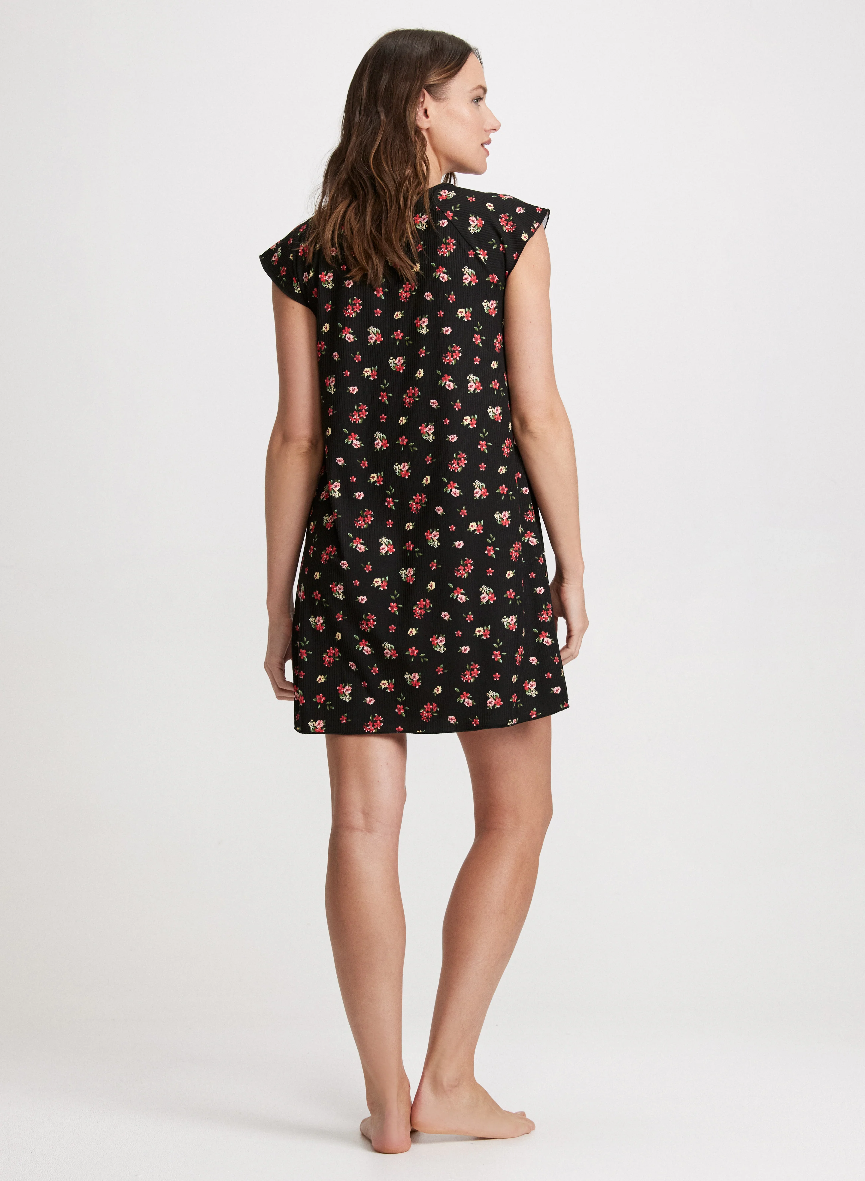 Floral Print Night Gown - Image 2