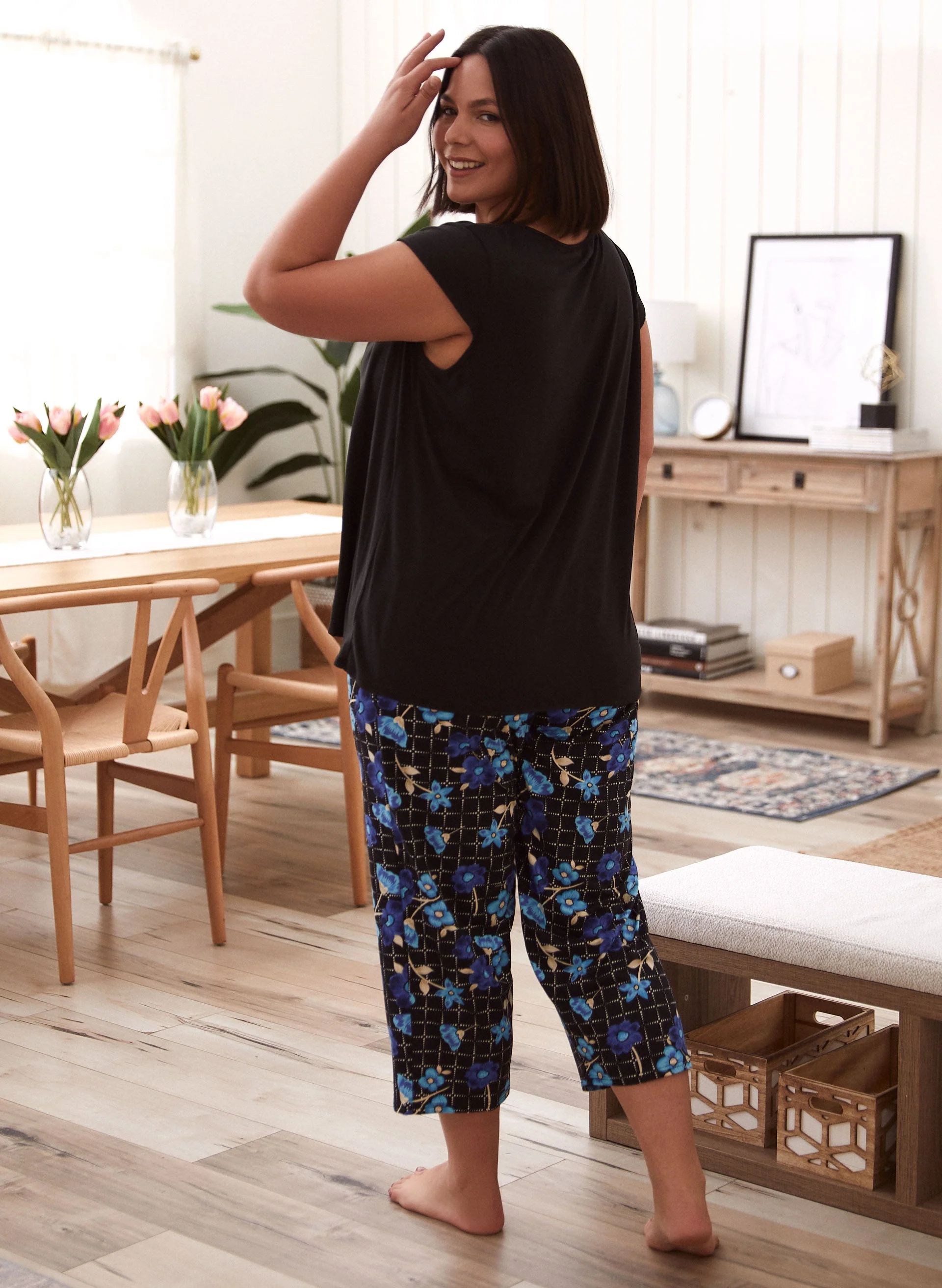Floral Print Pyjama Set - Image 2