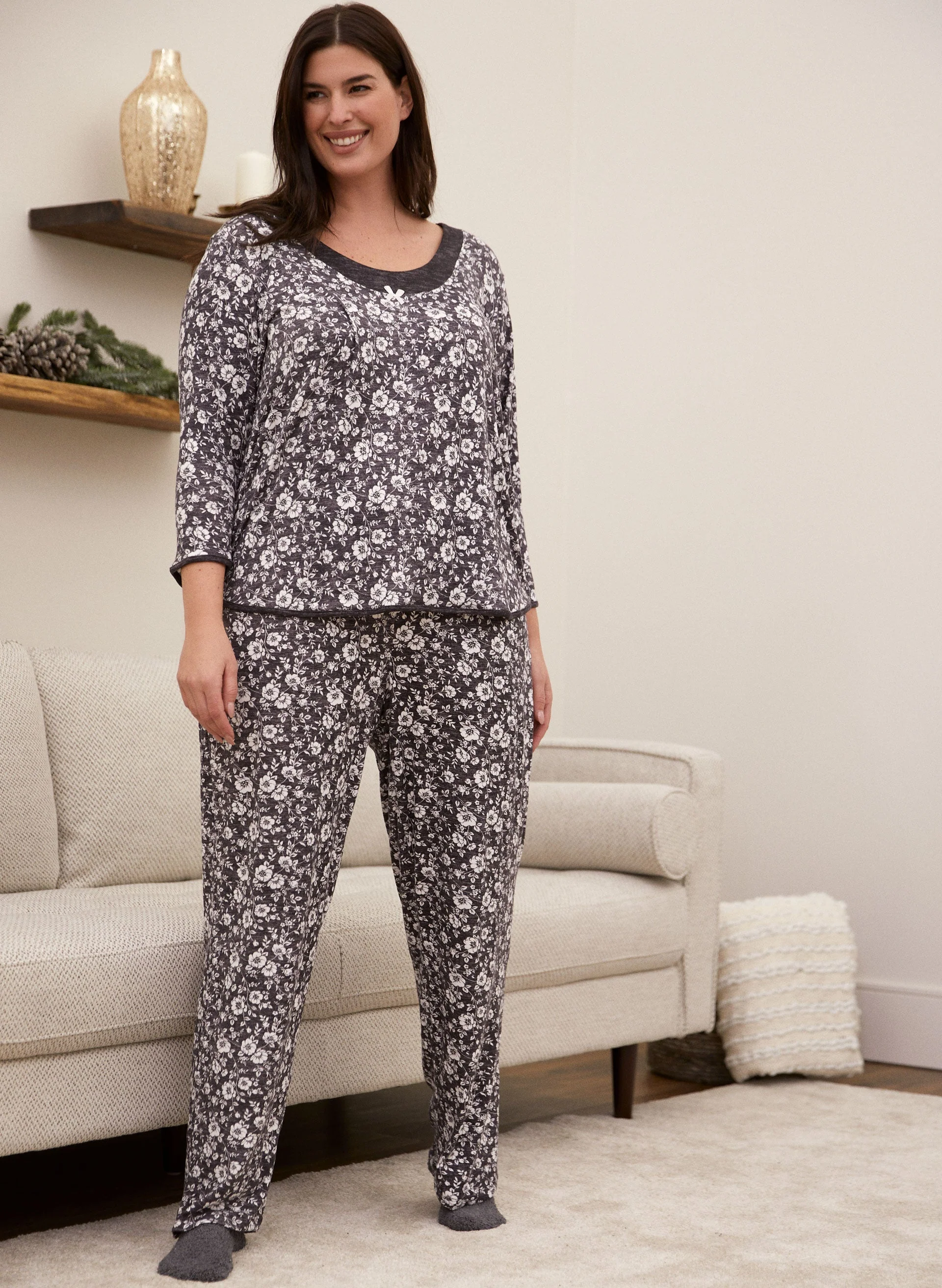 Floral Print Pyjama Set