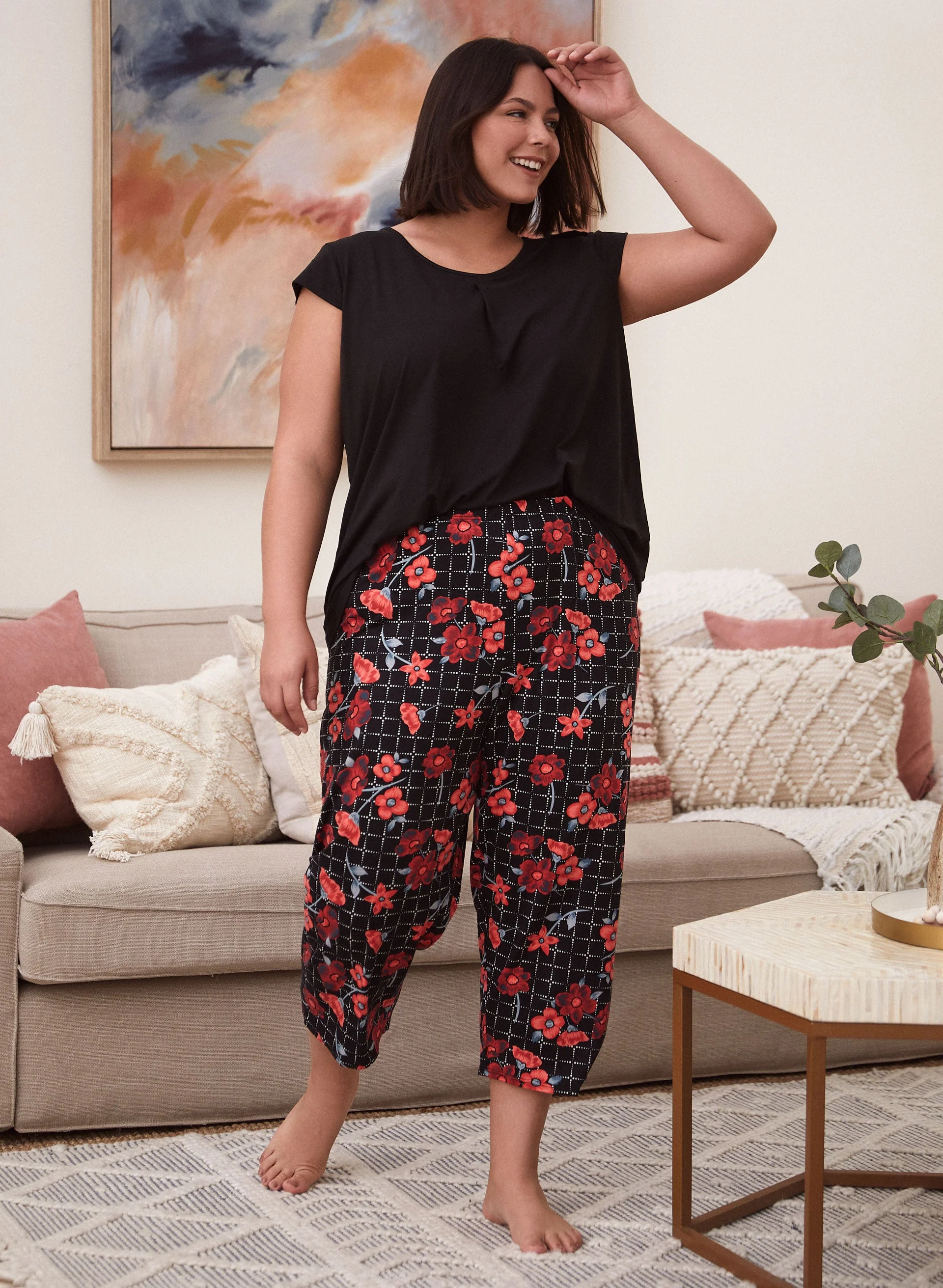 Floral Print Pyjama Set
