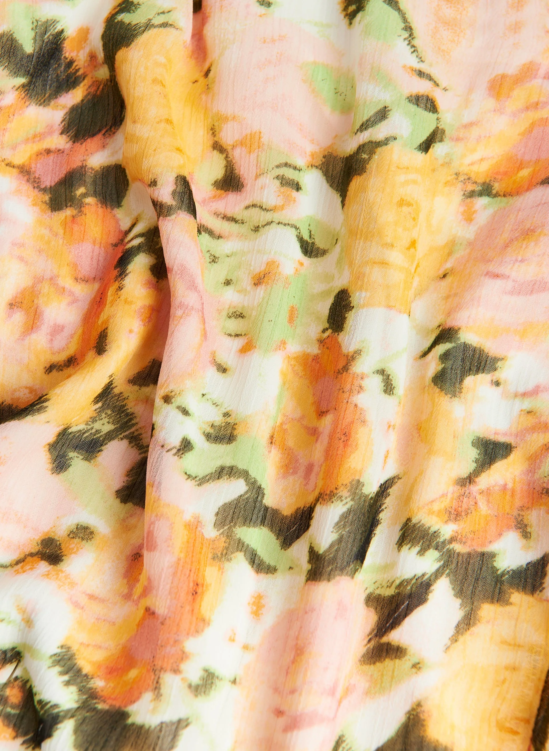 Floral Print Ruffle Detail Dress - Image 4