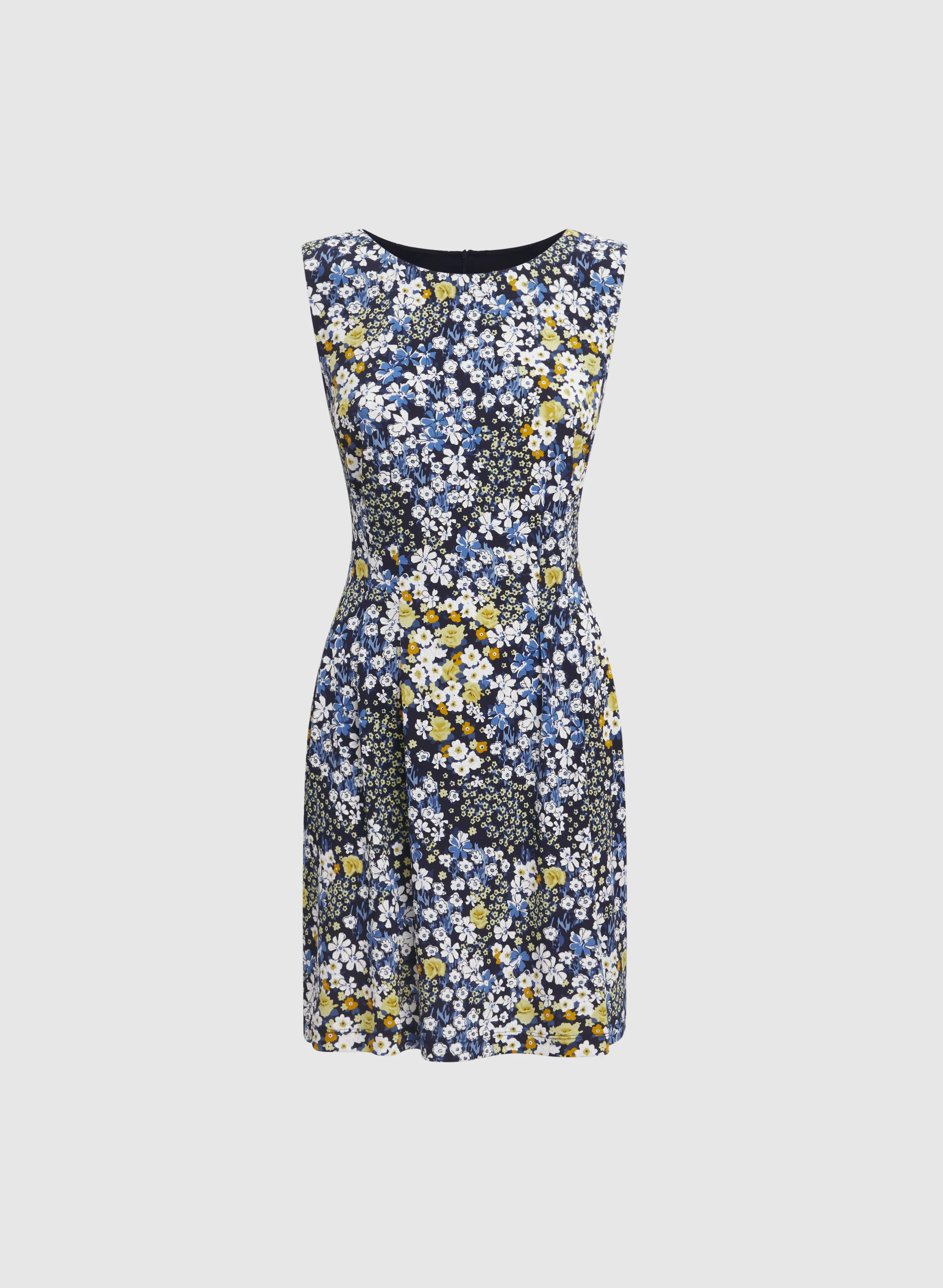 Floral Print Sleeveless Dress - Image 6