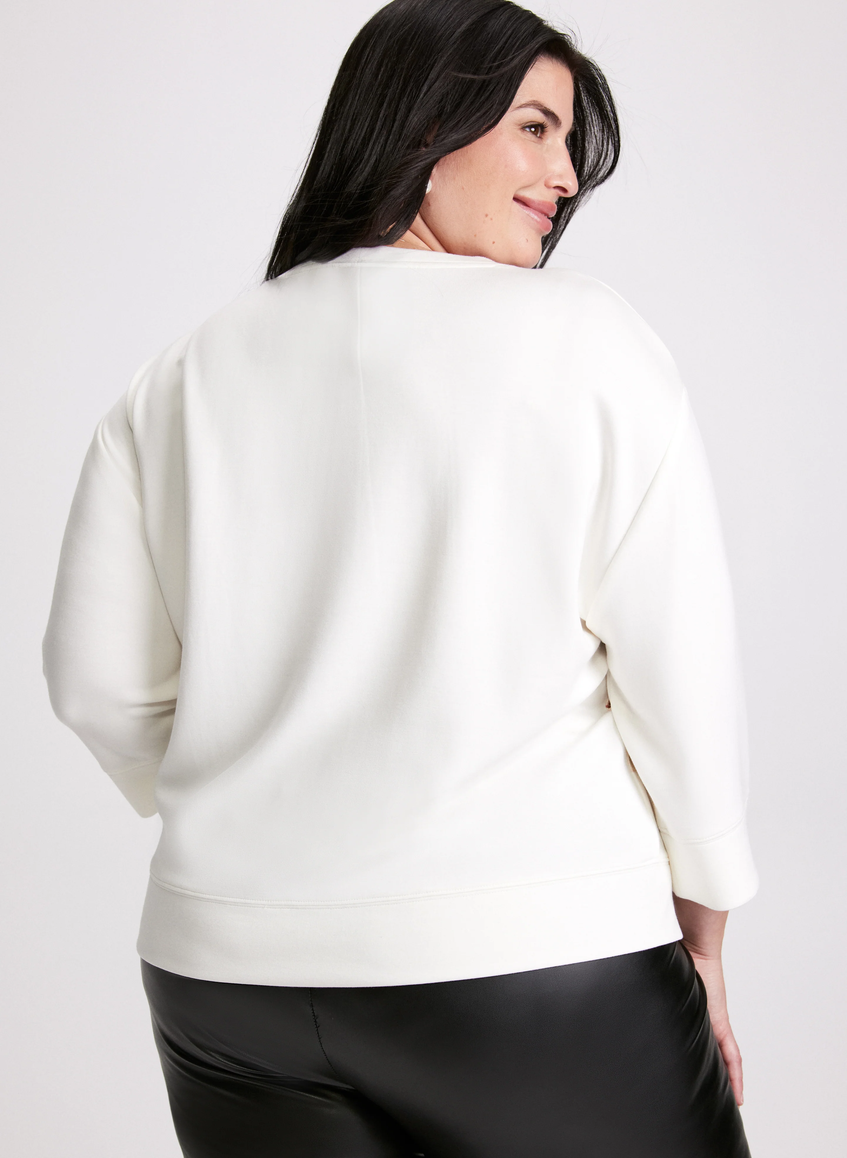 Floral Print Sweatshirt - Image 4